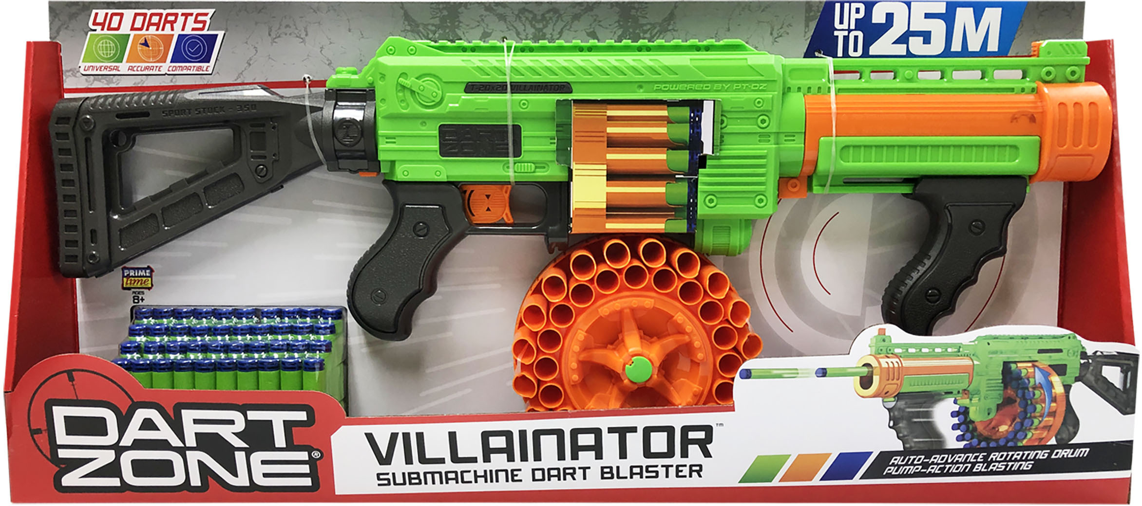 Dart Zone Villainator -vaahtomuoviase – 