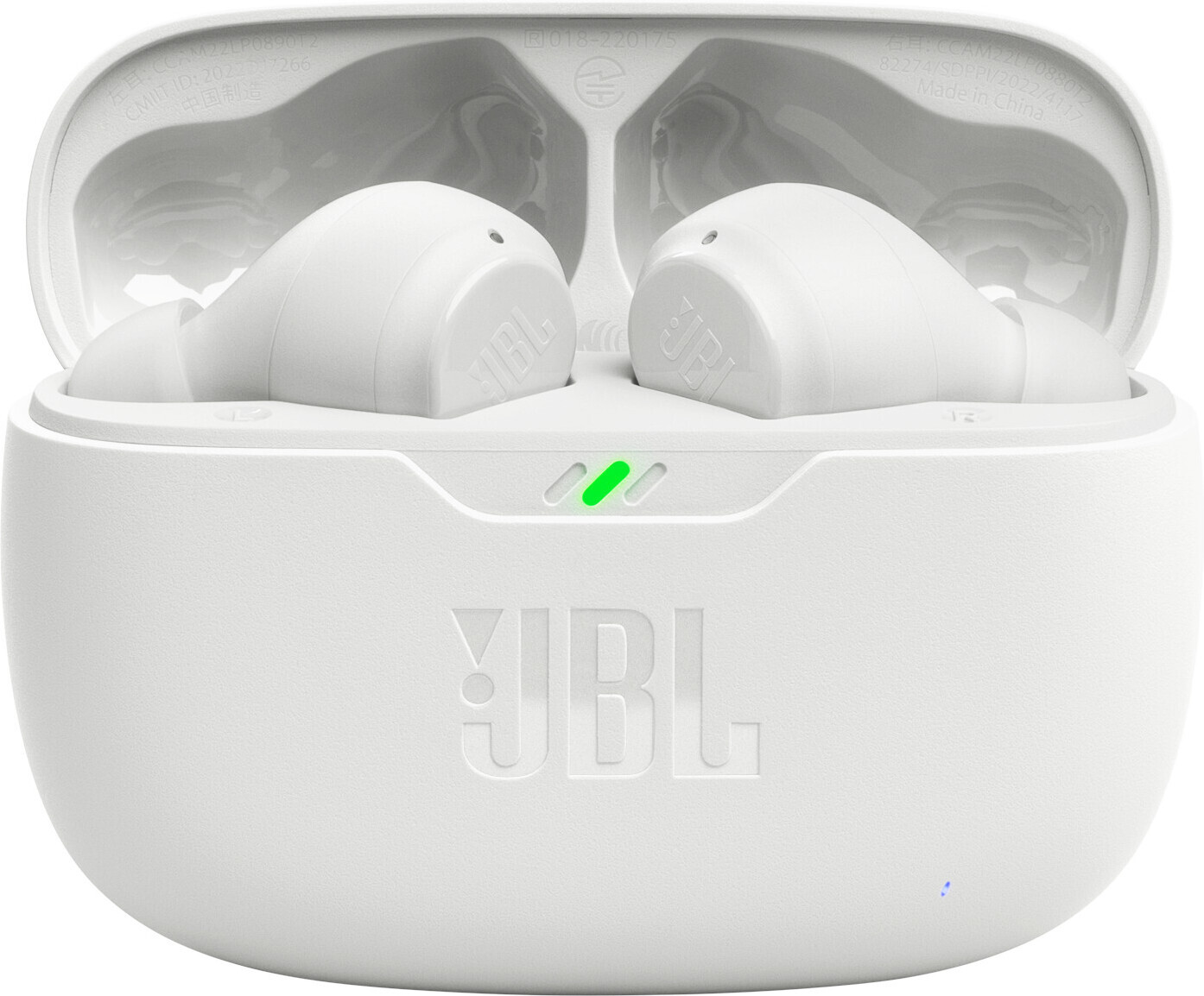 JBL Wave Beam -nappikuulokkeet, valkoinen