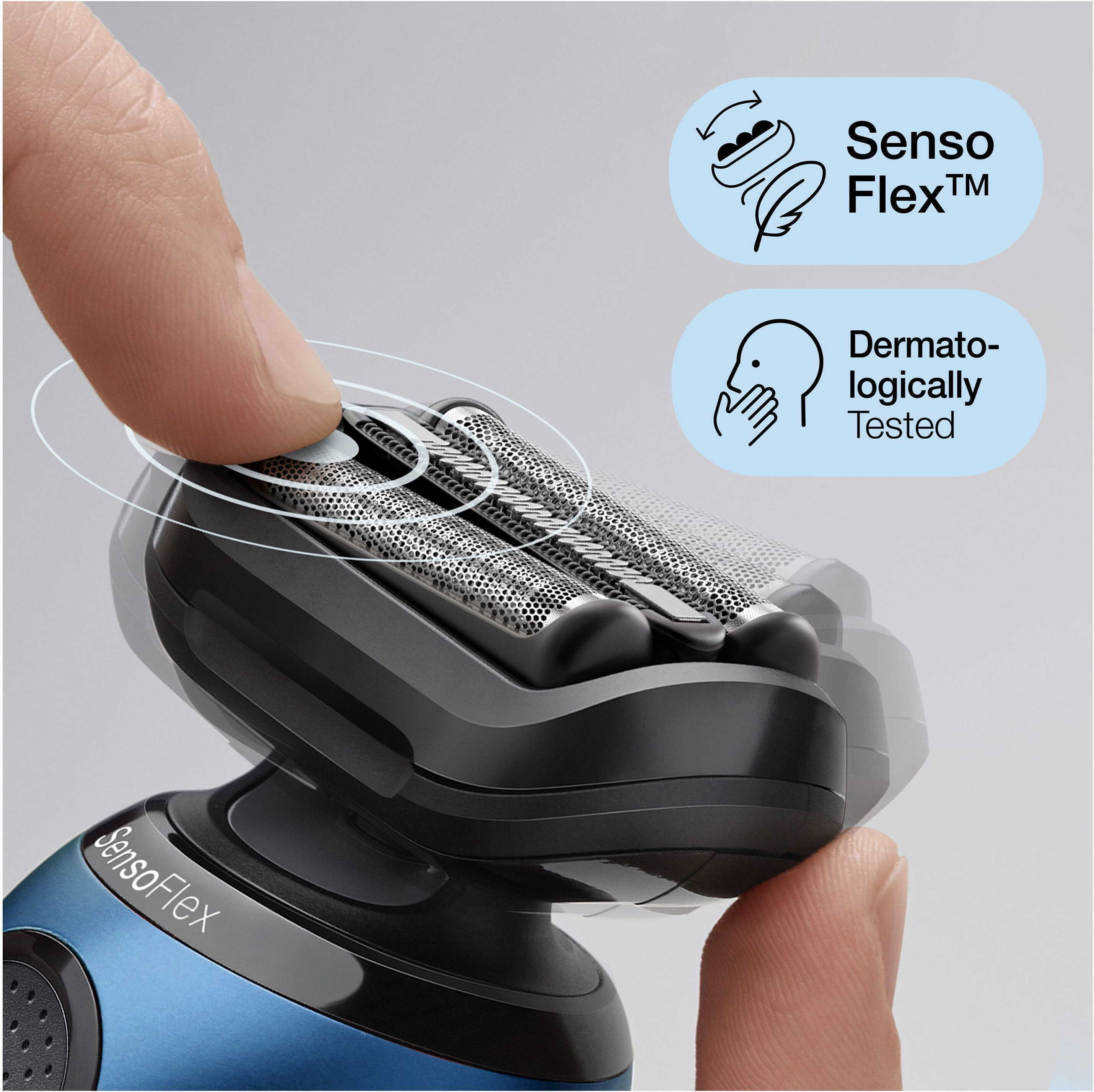 Braun Series 6 Shaver 61B7500CC parranajokone puhdistusasemalla
