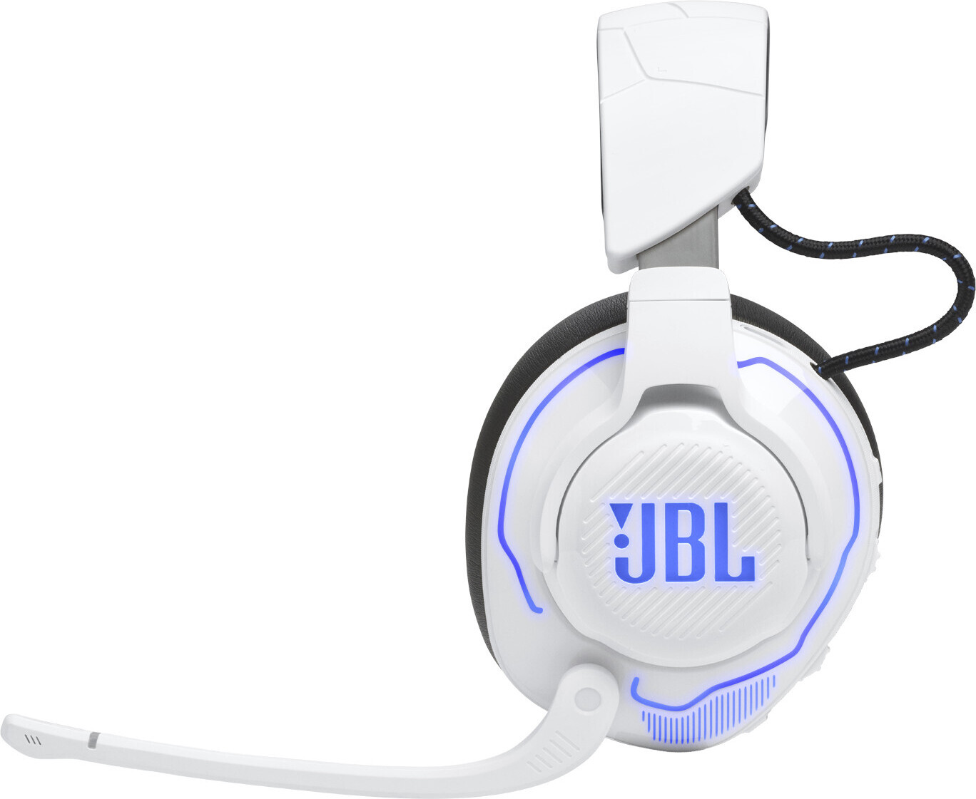 JBL Quantum 910P langattomat pelikuulokkeet, sinivalkoinen
