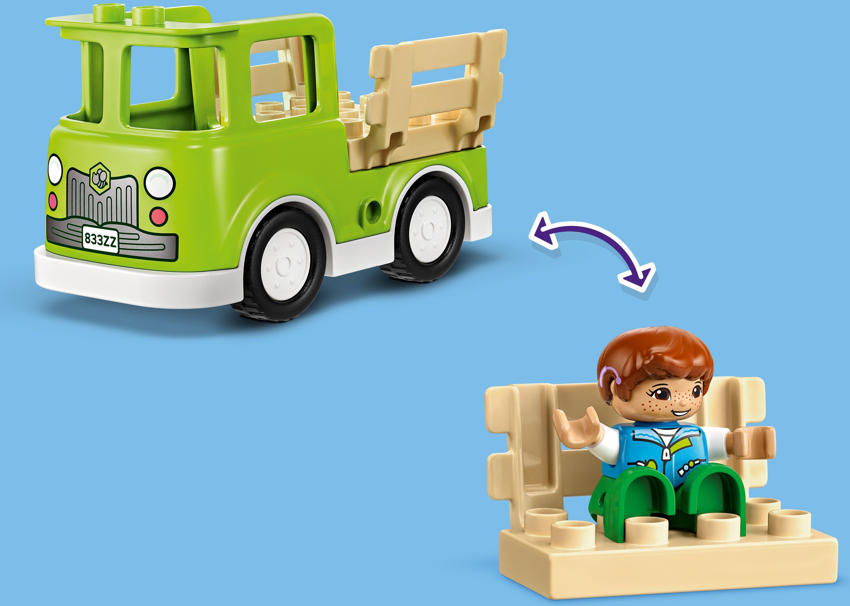 LEGO DUPLO Town 10419  - Mehiläisten ja mehiläispesän hoitoa