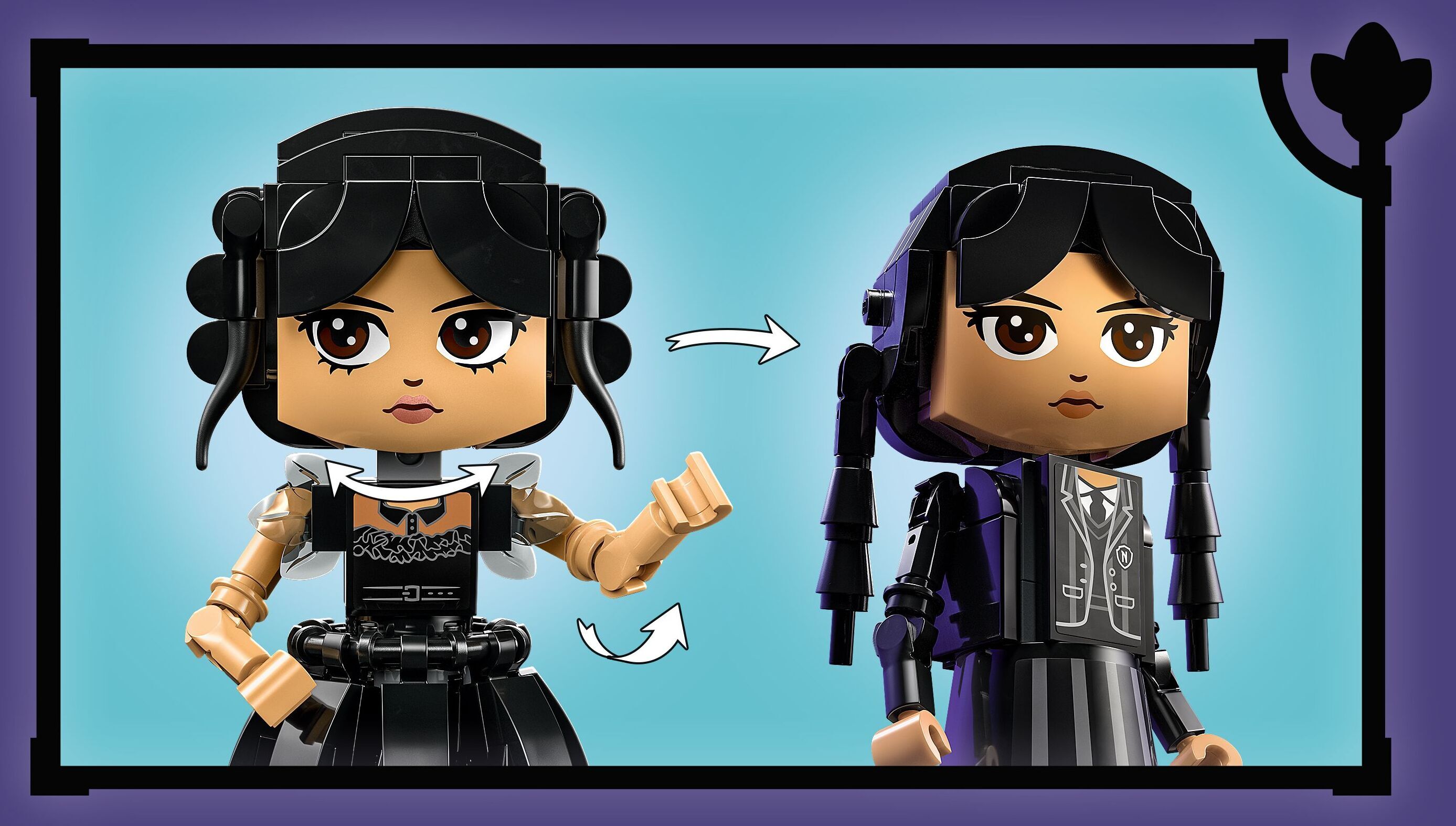 LEGO Wednesday 76780 – Wednesday Addams ‑hahmo
