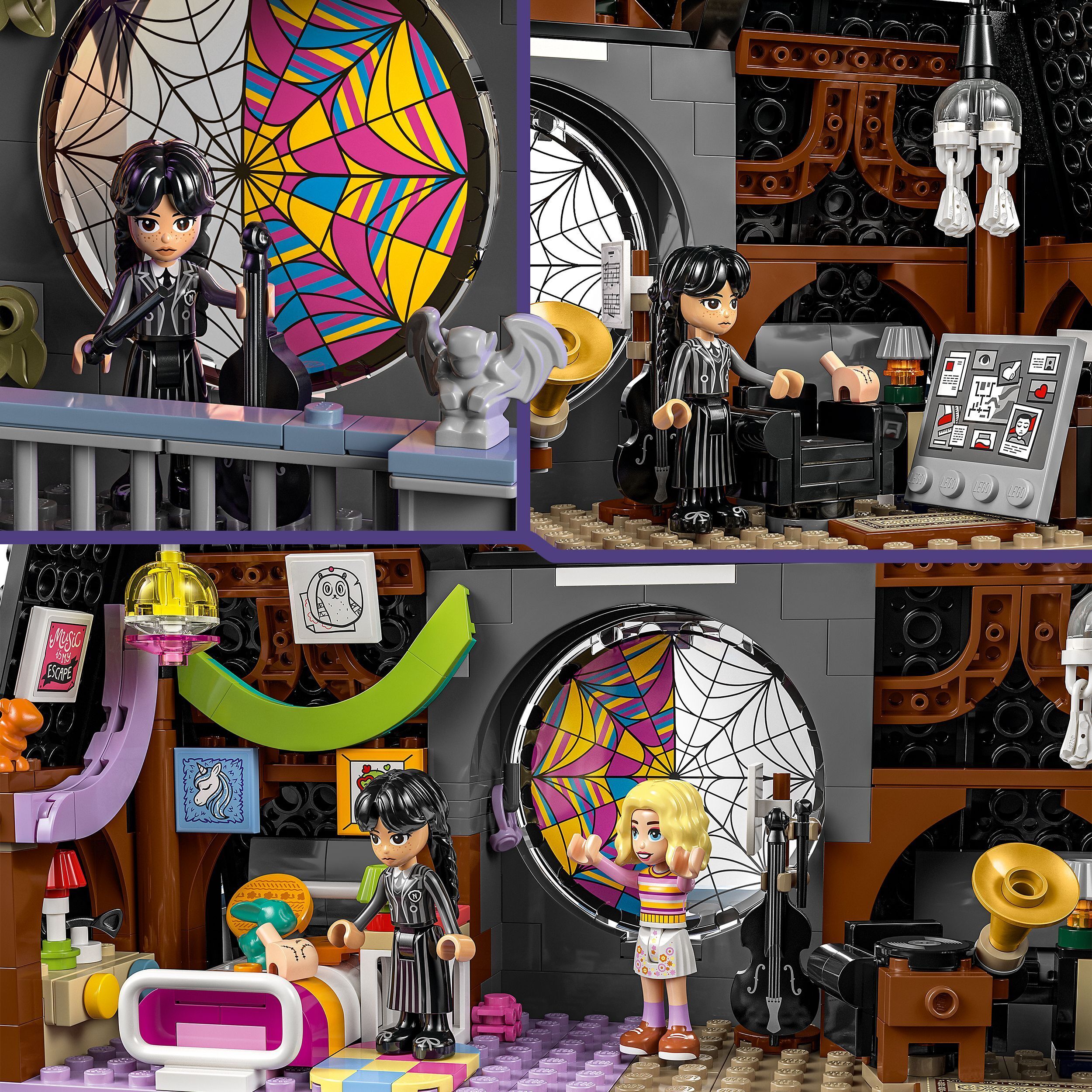 LEGO Wednesday 76781 – Wednesdayn ja Enidin asuntolahuone