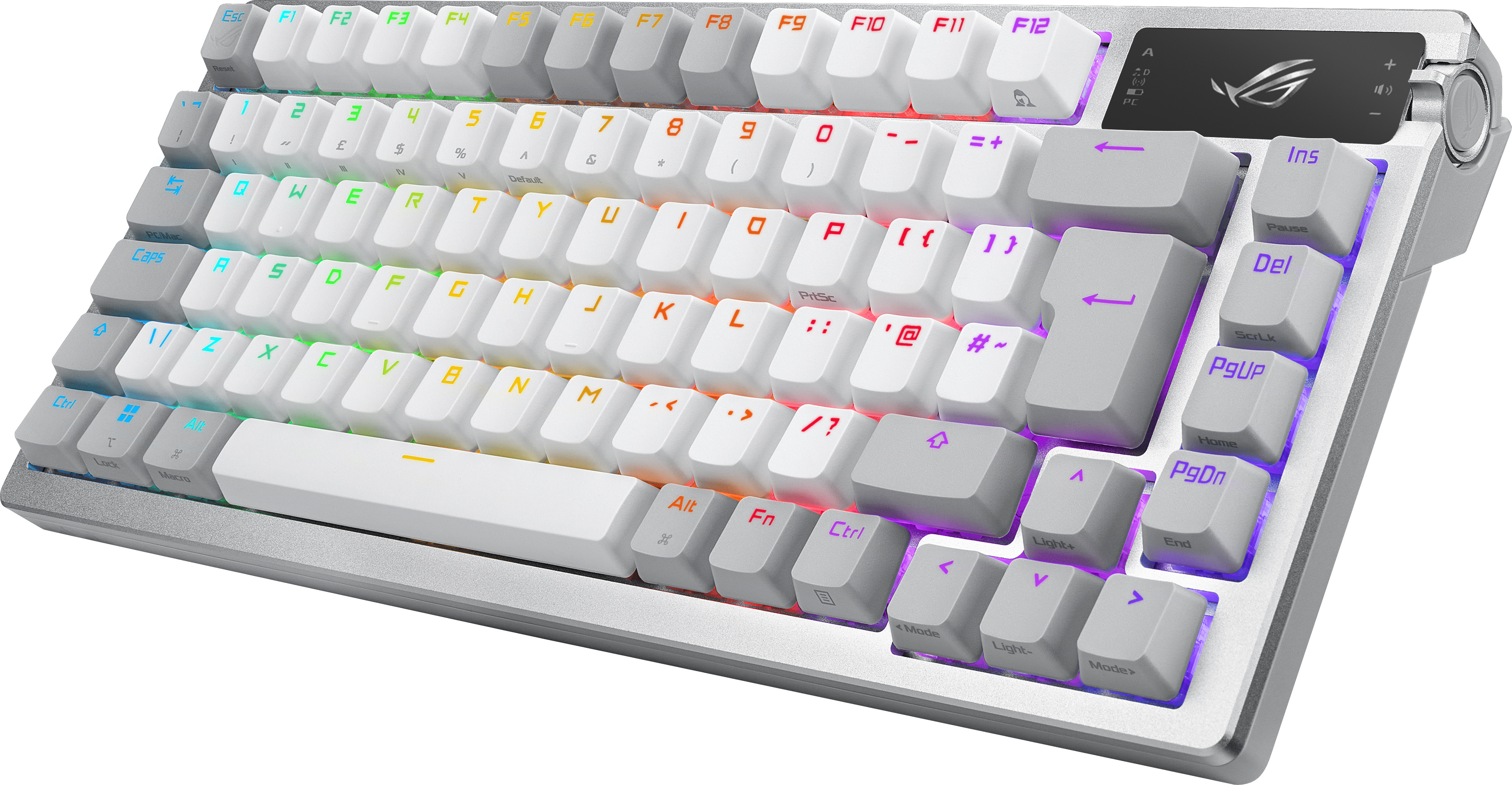 Asus ROG Azoth -pelinäppäimistö, valkoinen