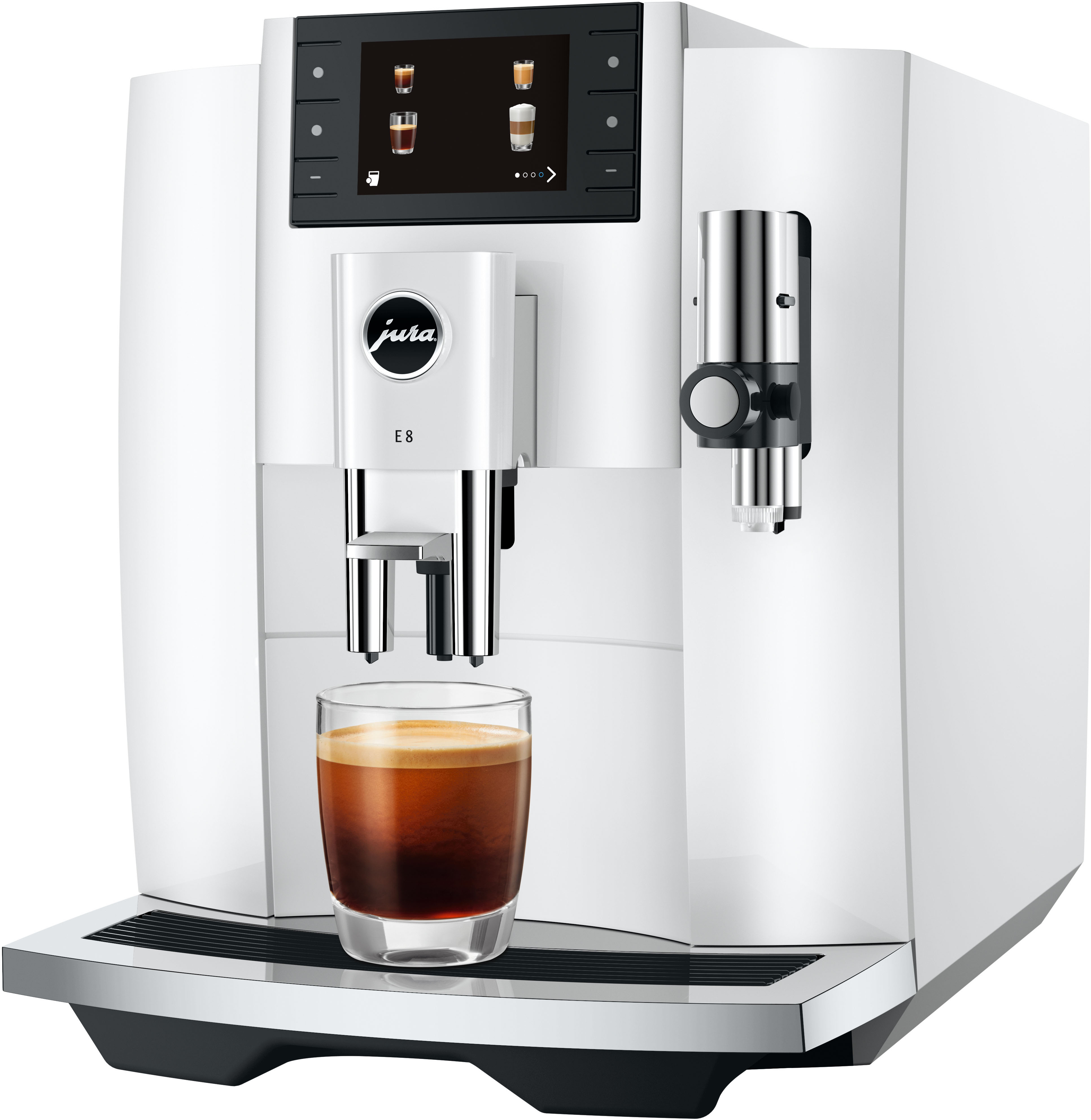 Jura E8 Piano White EC kahvikone