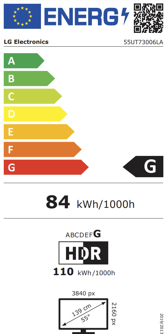 LG 55'' UT73 – 4K LED TV