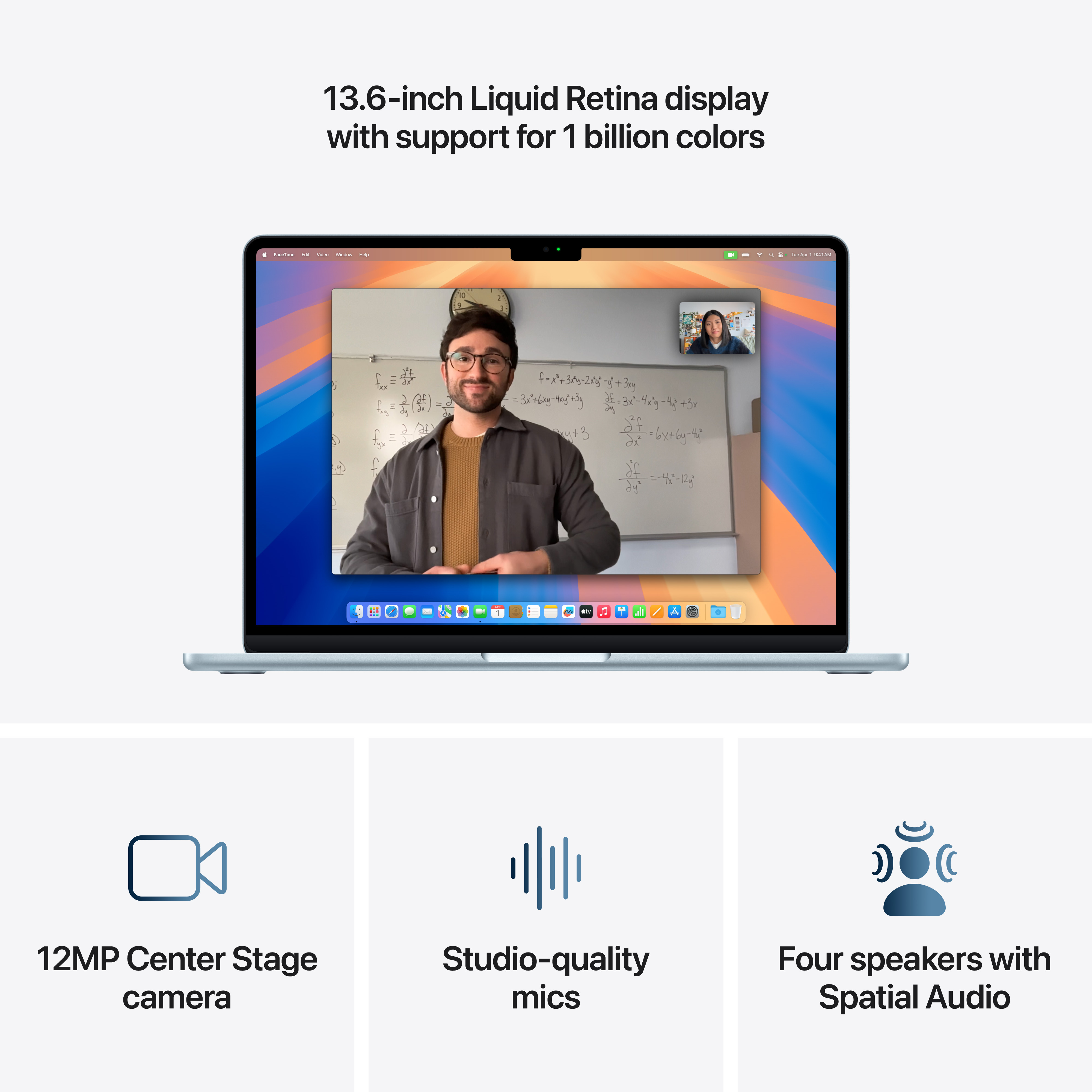 Apple MacBook Air 13" M4 16 Gt, 256 Gt 2025 -kannettava, keskiyö (MW123)