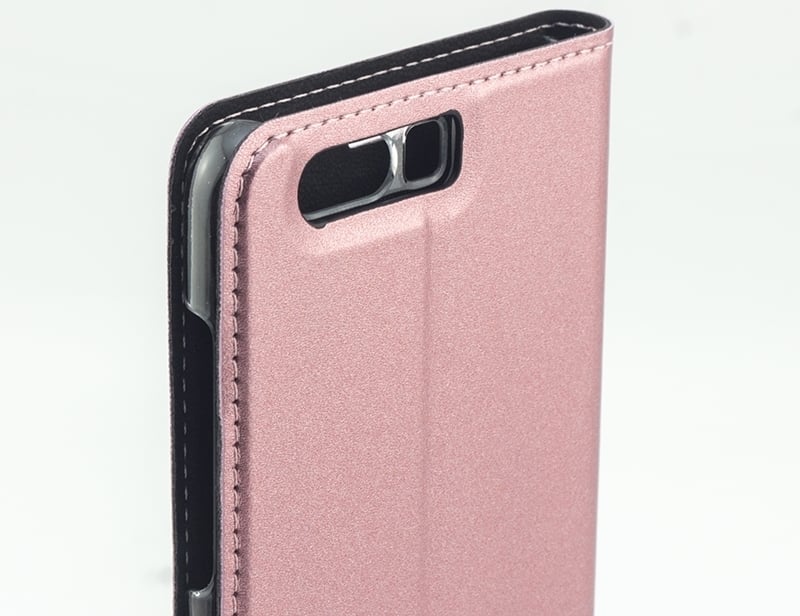 Wave BookCase -suojakotelo, Honor 9, ruusukulta