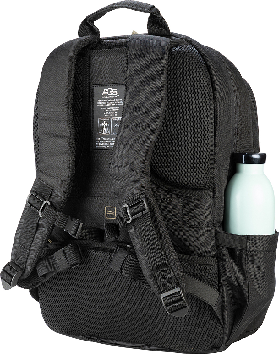 Tucano Bizip AGS -tietokonereppu 17" kannettavalle tietokoneelle, musta