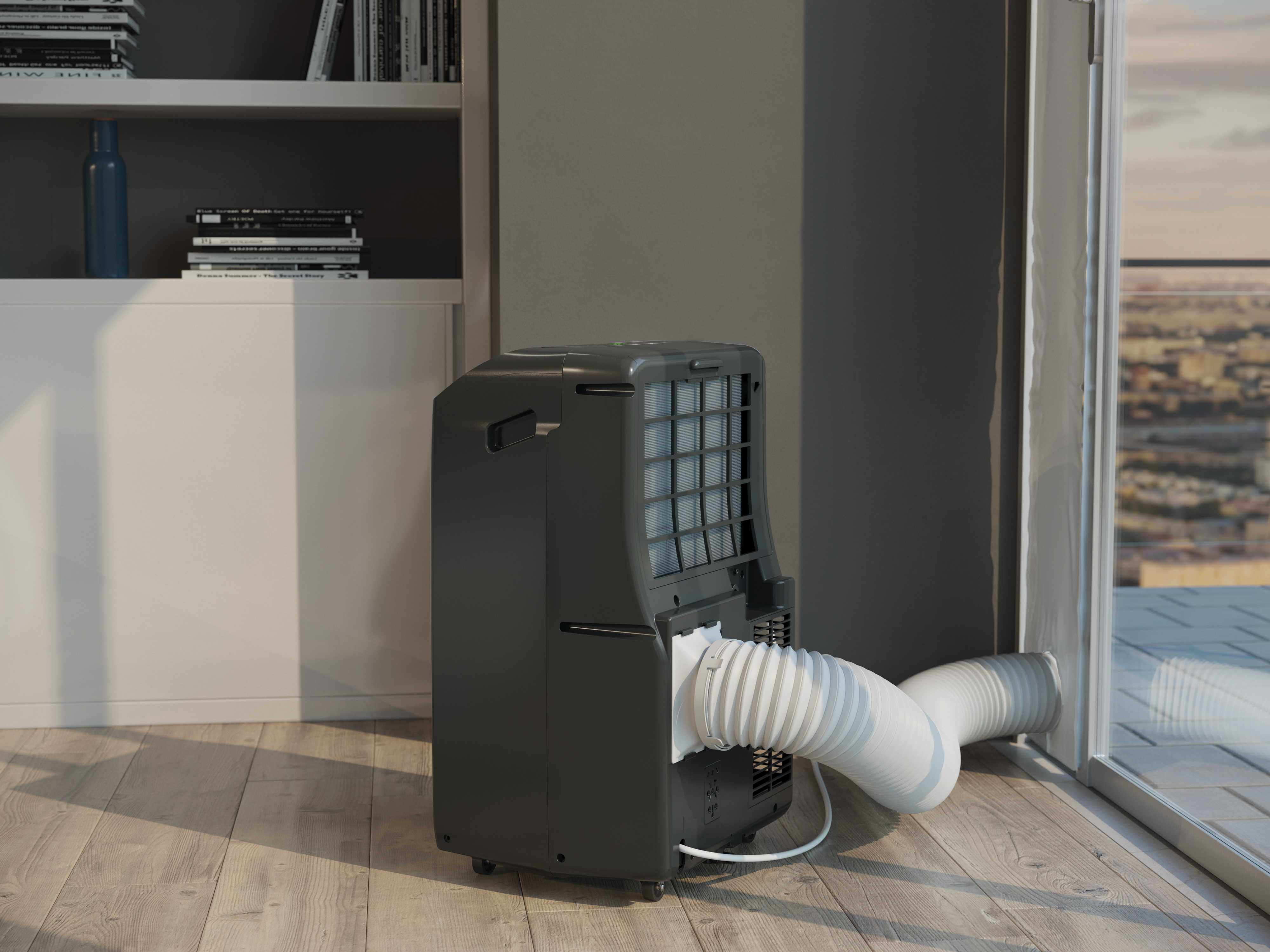 Whirlpool PACF212HP B ilmastointilaite, 12 000 BTU, lämmittävä, musta