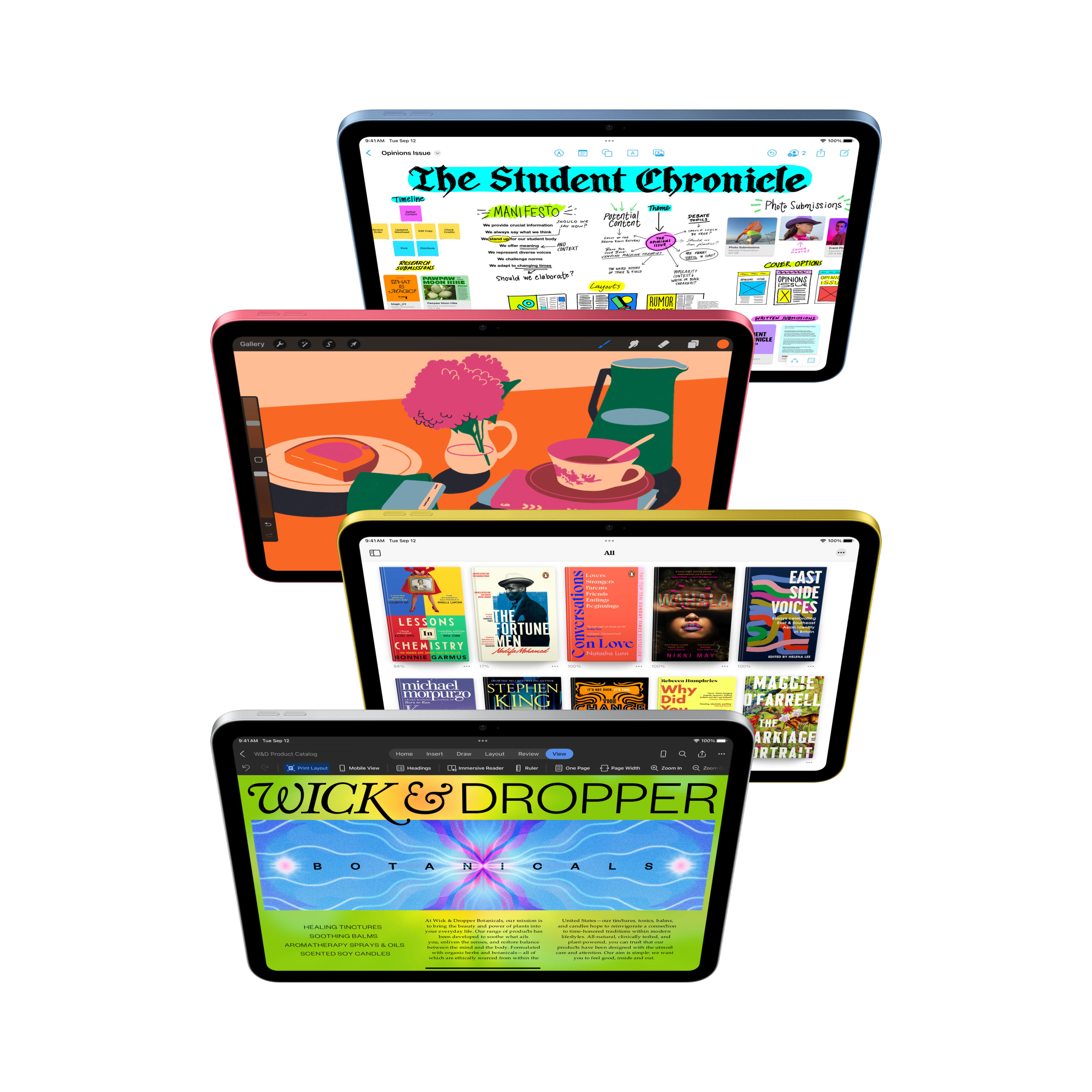 Apple iPad 10,9" 64 Gt WiFi 2022 -tabletti, pinkki (MCMC4)
