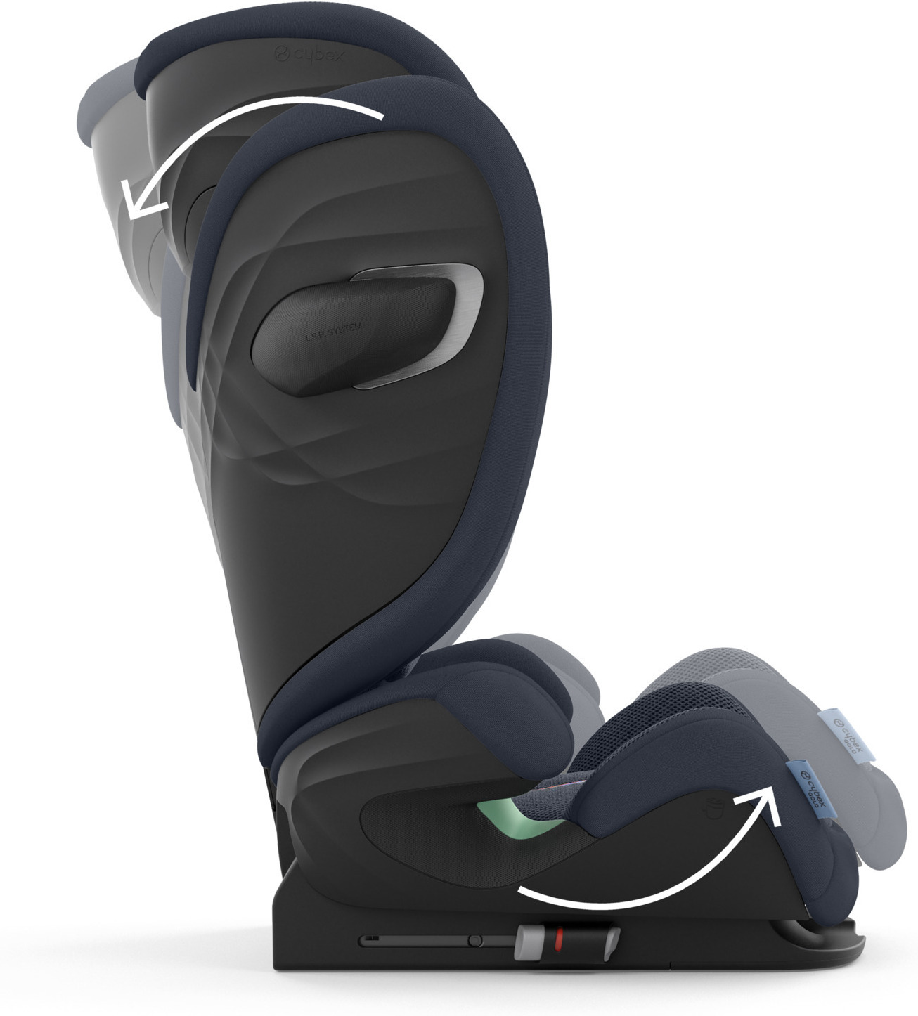 CYBEX Solution G i-Fix Plus -turvavyöistuin, 100 - 150 cm, Ocean Blue