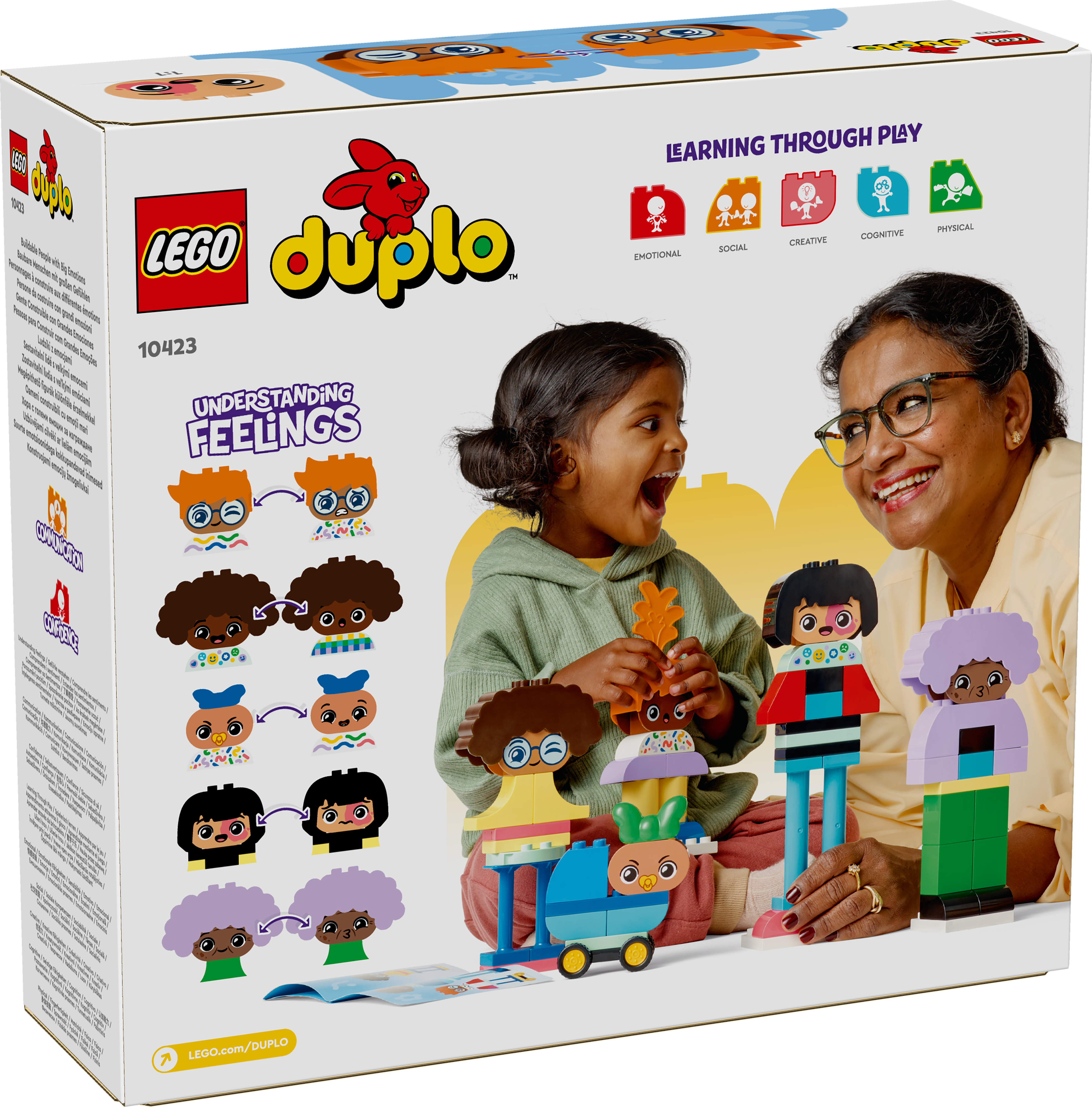 LEGO DUPLO Town 10423  - Rakenna ihmisiä isoine tunteineen