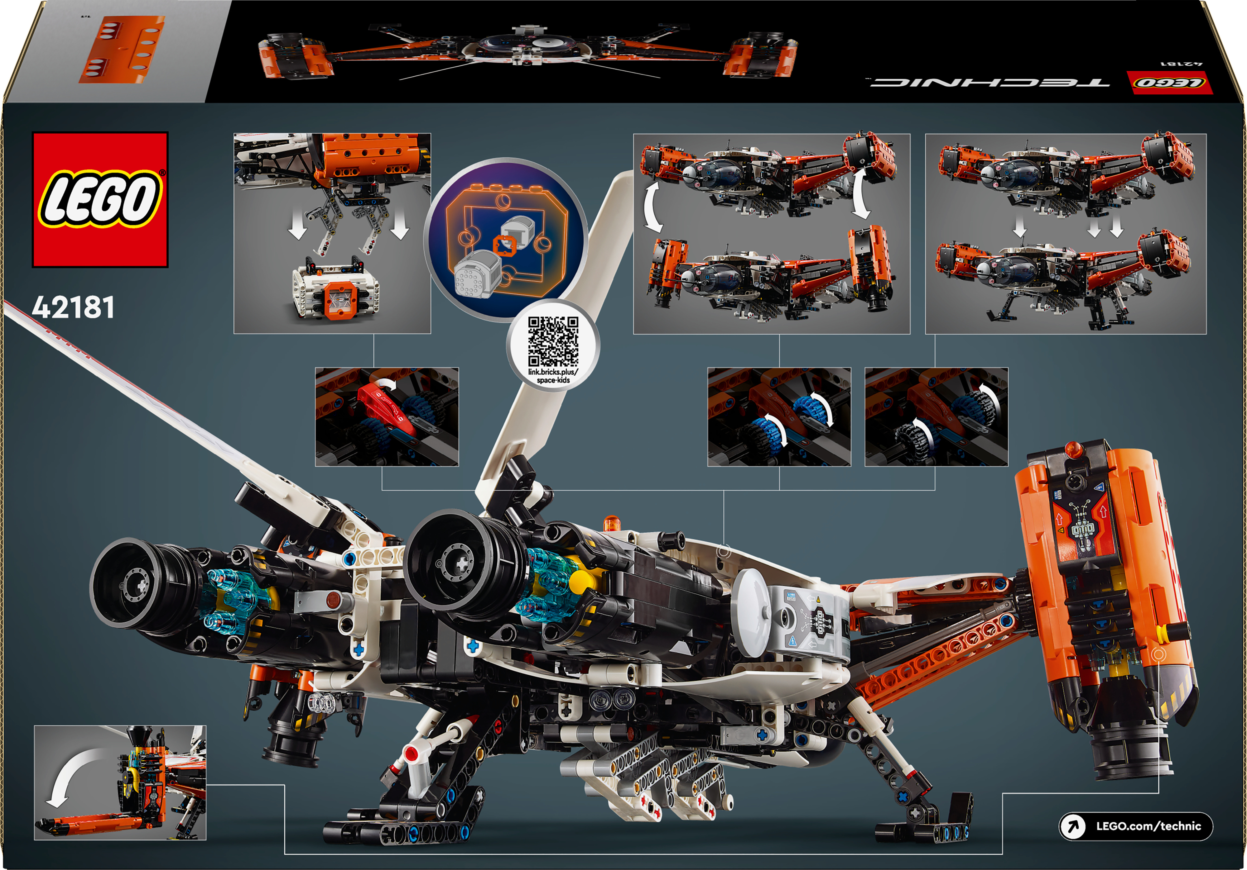 LEGO Technic 42181  - VTOL Raskaan kuorman avaruusalus LT81