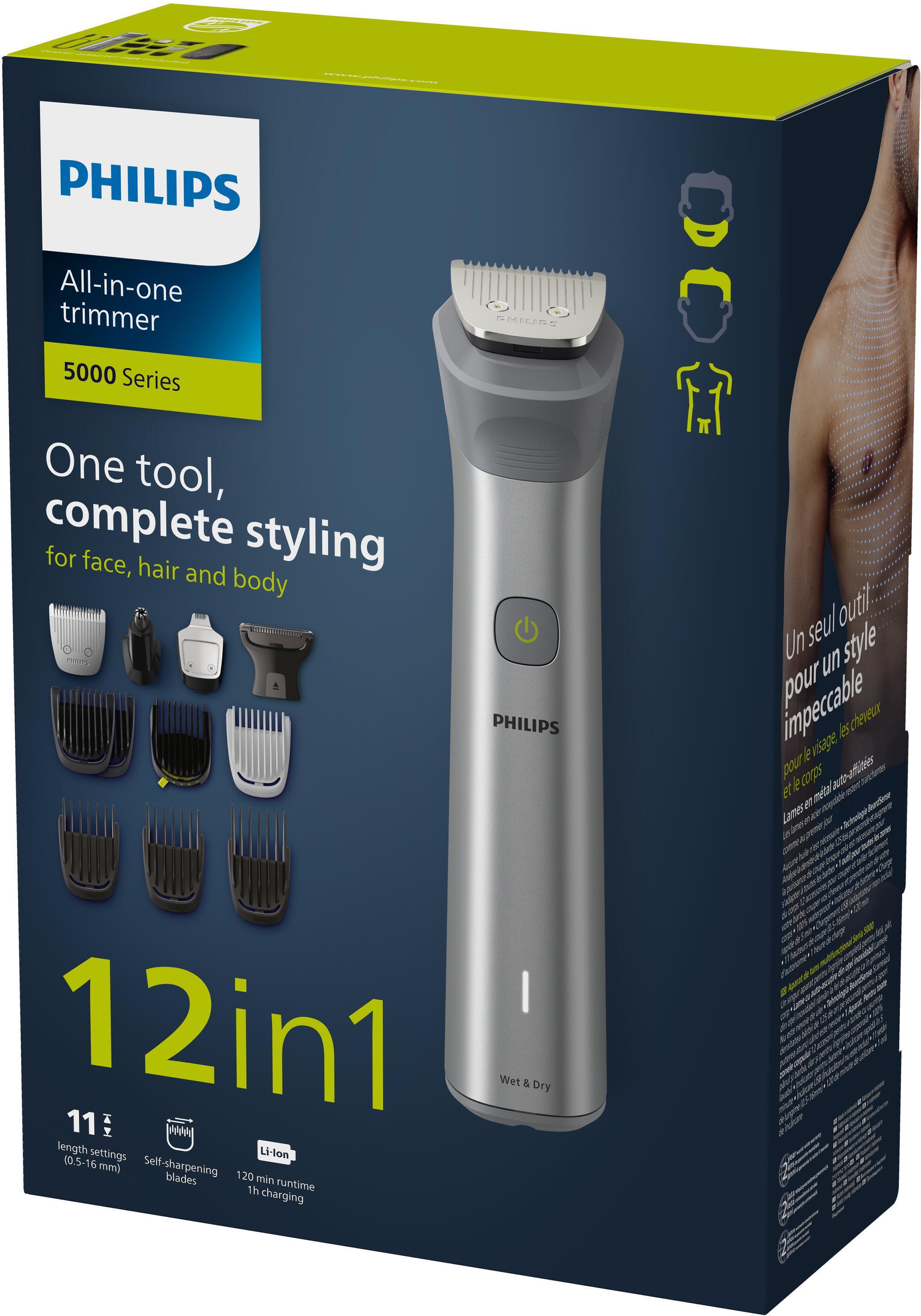 Philips Series 5000 MG5940/15 12-in-1 Multigoom partatrimmeri