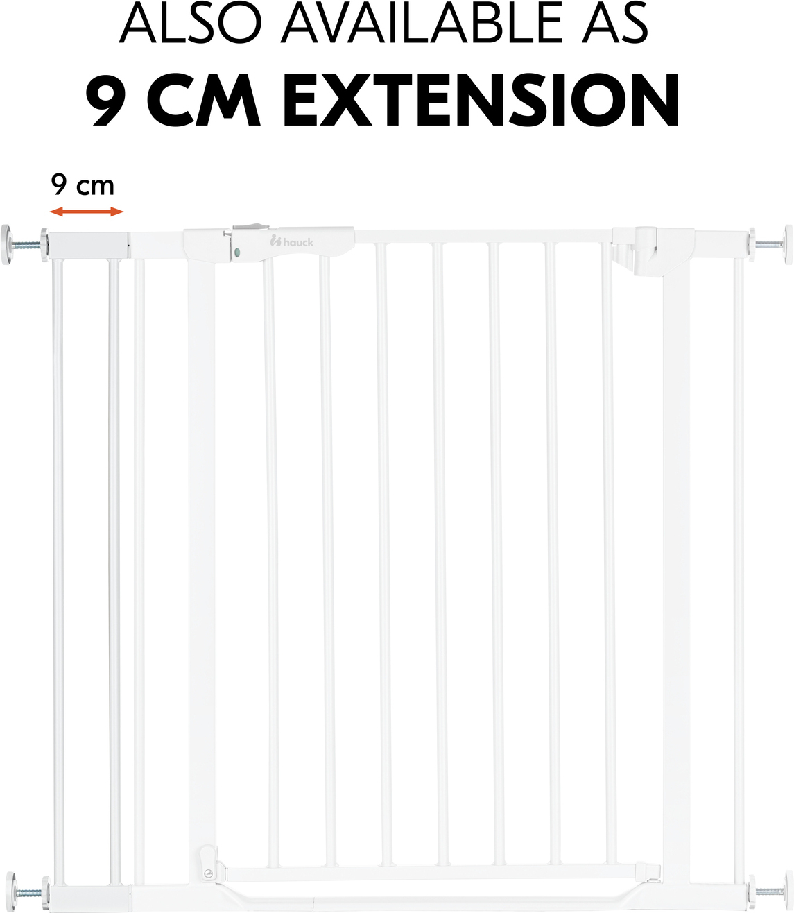 Hauck Safety Gate Extension 21 cm -turvaportin jatkopala, valkoinen