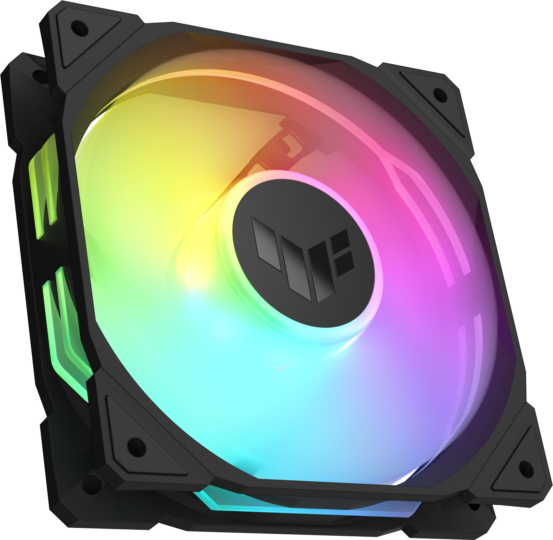 Asus TUF Gaming TR 120 ARGB PWM -tuuletin, 120 mm, musta, 3-pack