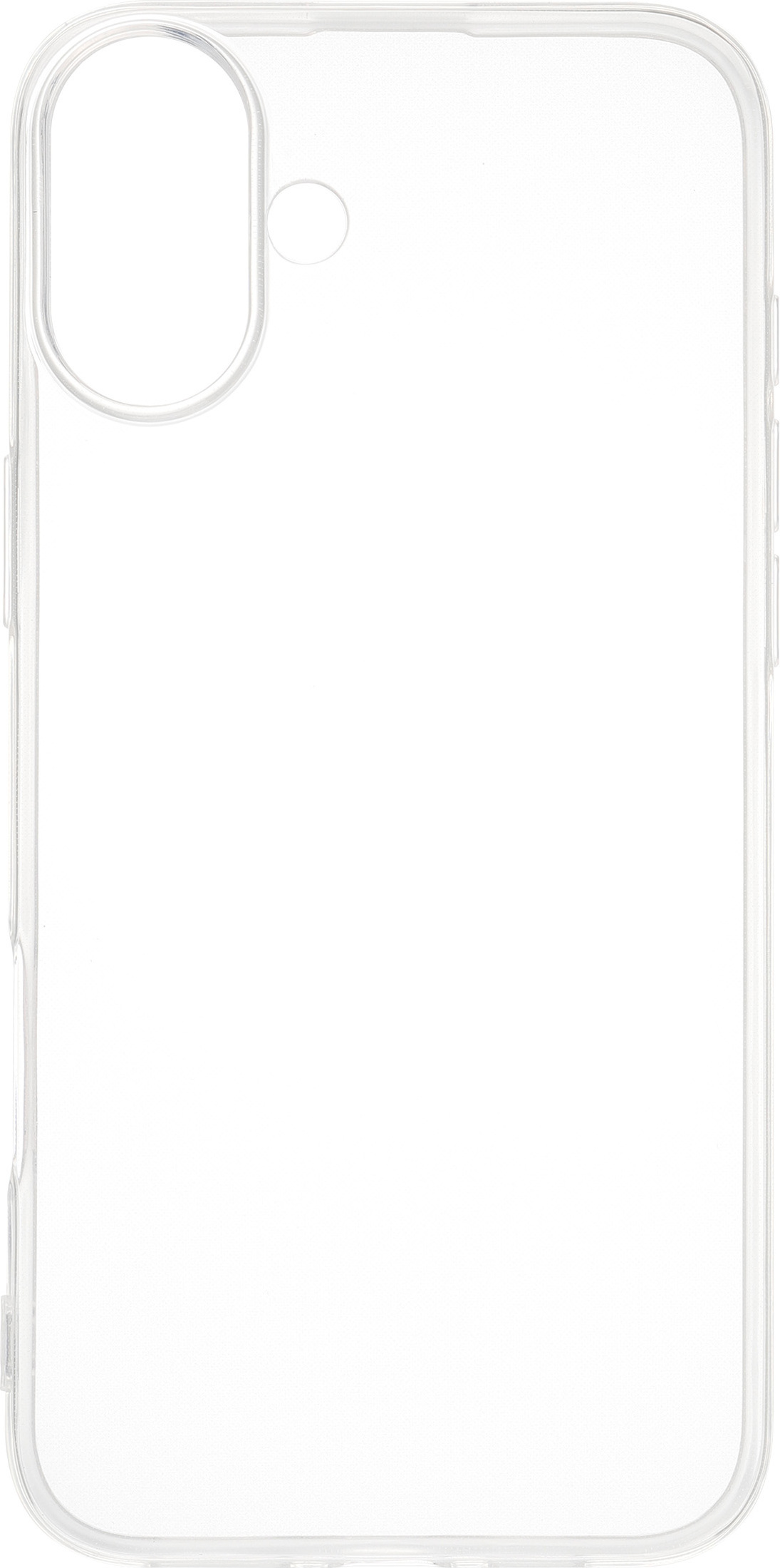Fonekit silikonisuoja, iPhone 16 Plus, läpinäkyvä