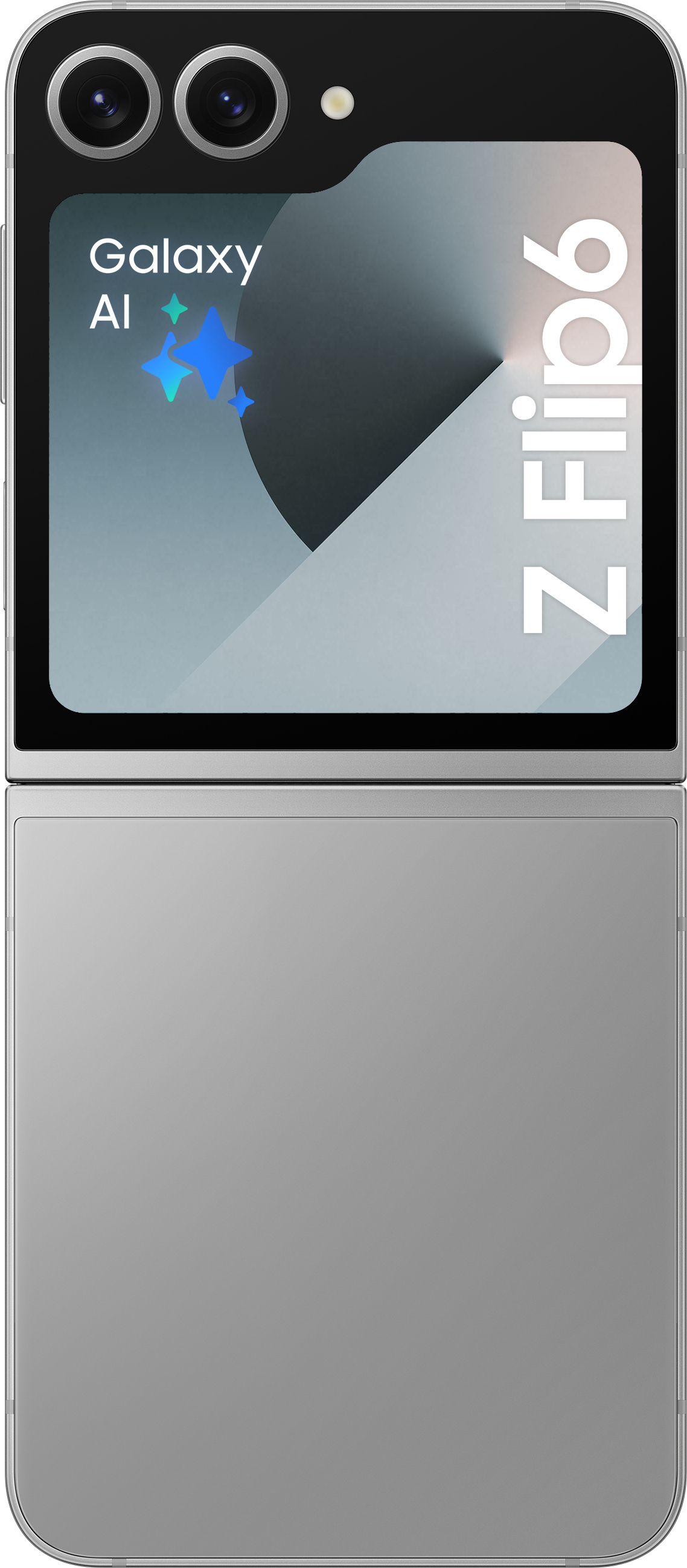 Samsung Galaxy Z Flip6 5G -puhelin, 256/12 Gt, Silver Shadow