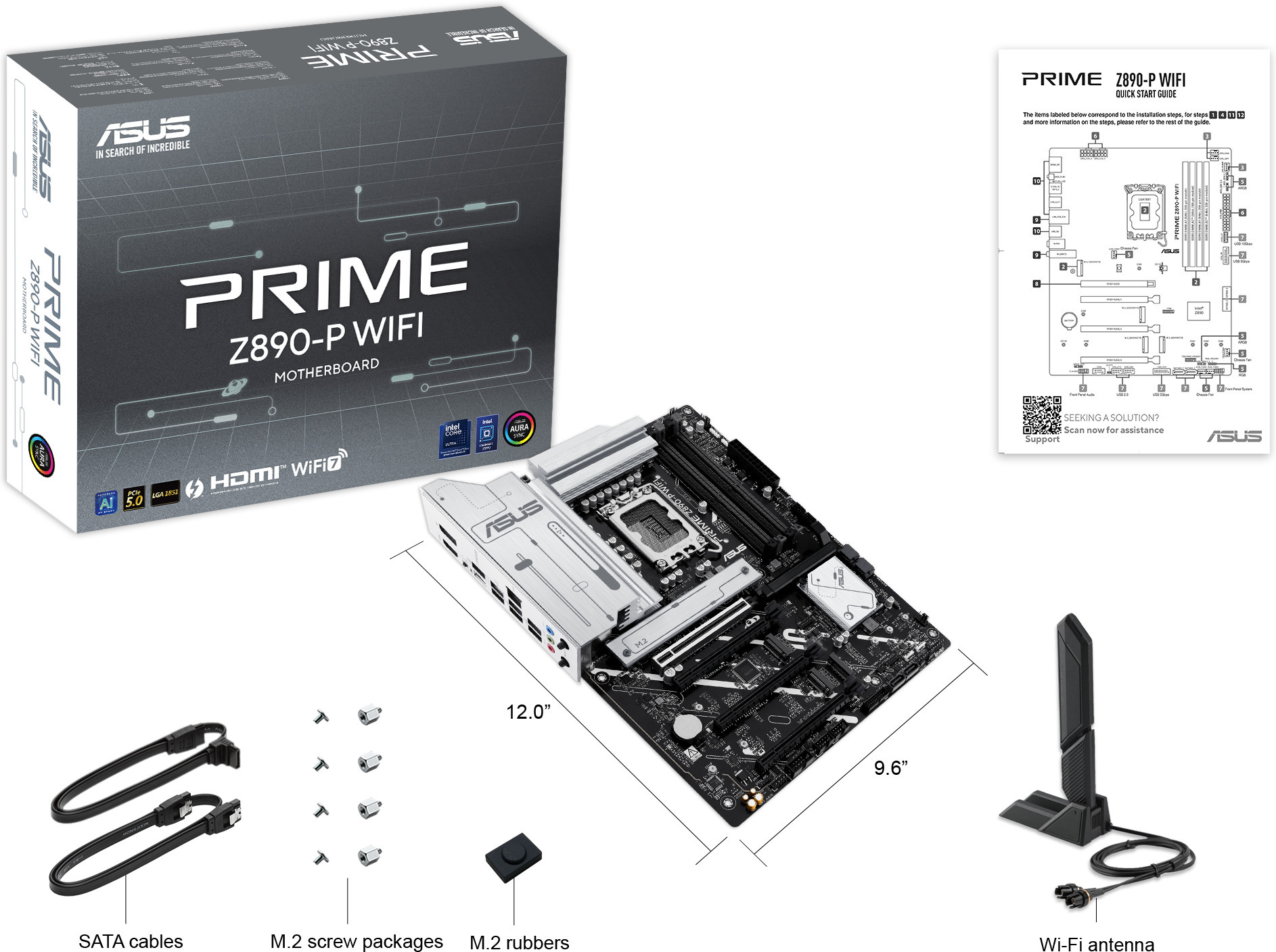 ASUS PRIME Z890-P WIFI ATX -emolevy