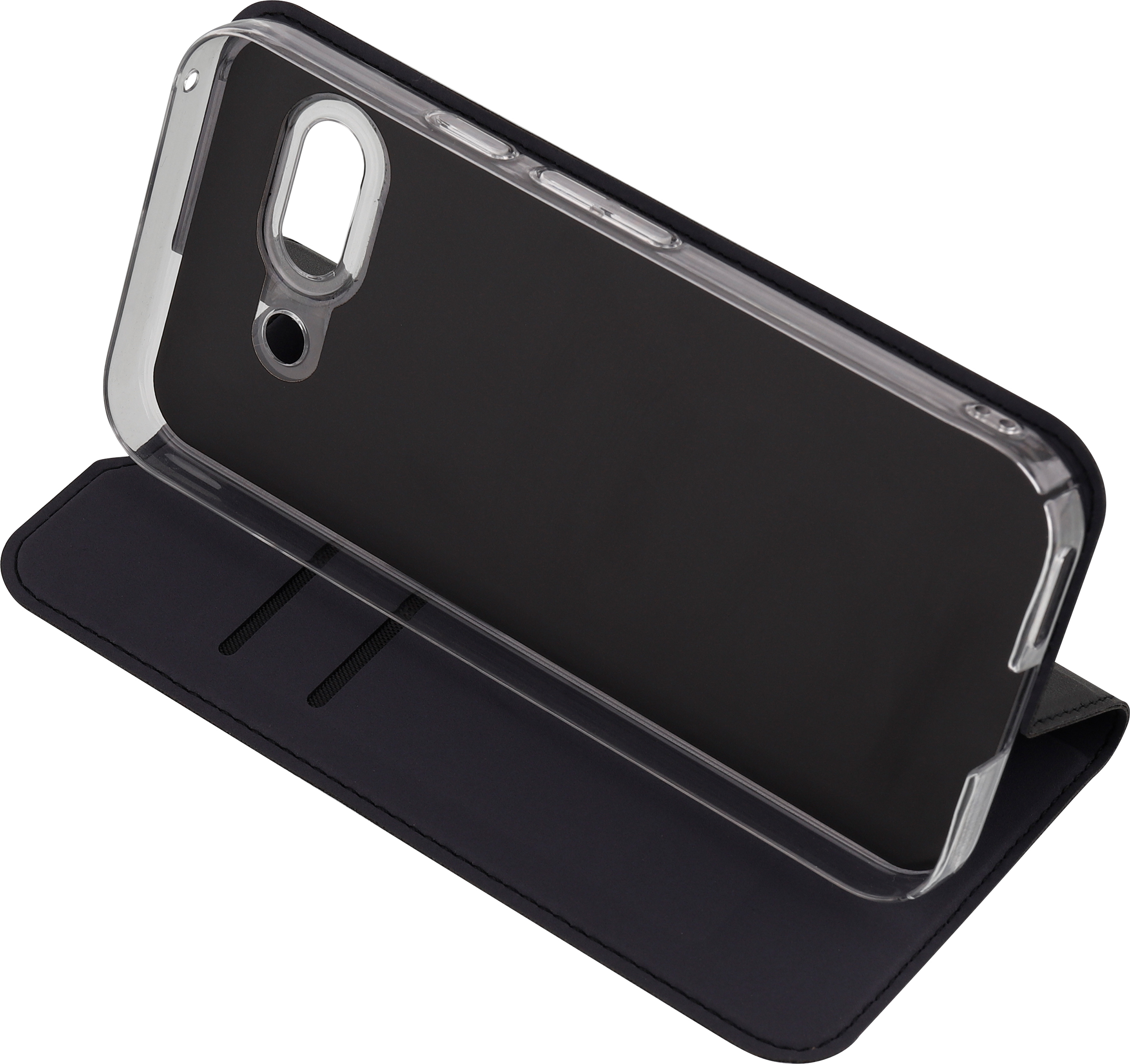 Fonekit Bookcase -suojakotelo, Google Pixel 9A, musta