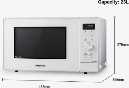 Panasonic NN-GD34HWSUG mikroaaltouuni, valkoinen