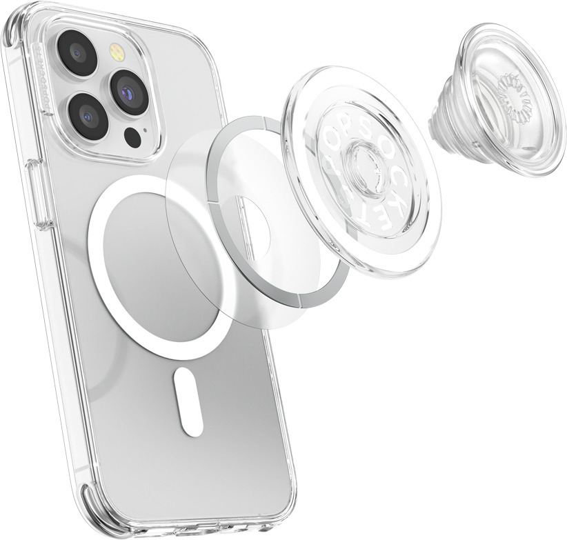 PopSockets PopGrip for MagSafe -puhelinpidike, musta