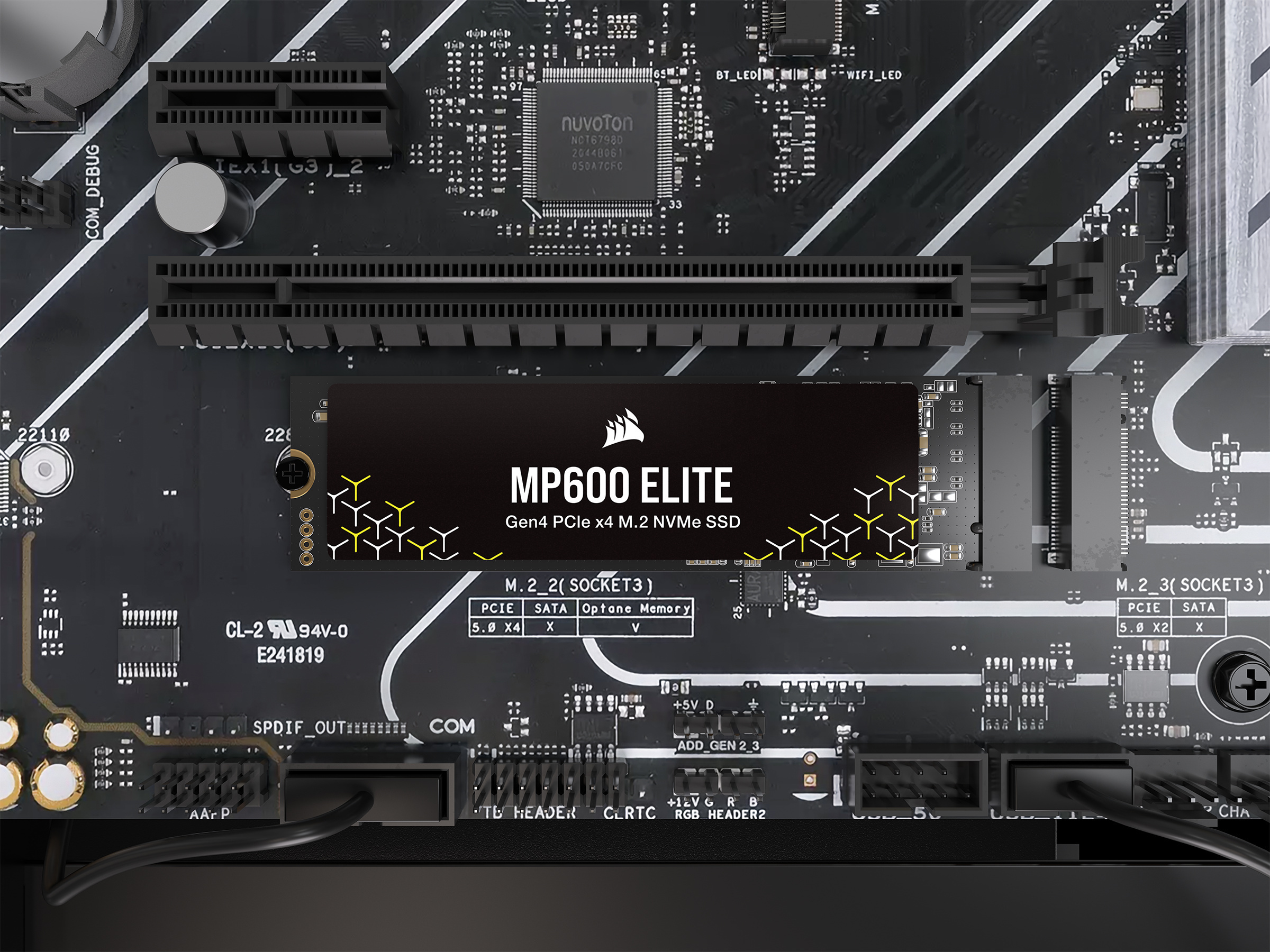 Corsair MP600 Elite 1 Tt M.2 NVMe -SSD-kovalevy
