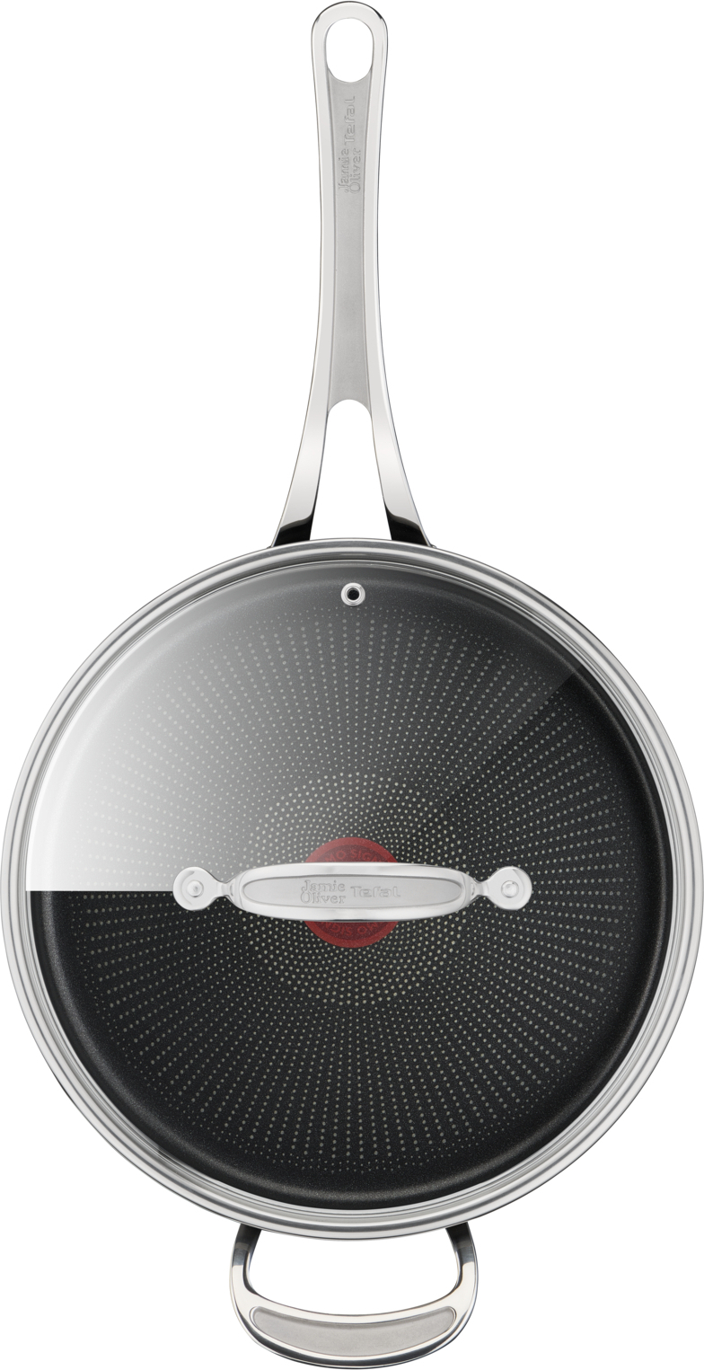 Tefal Jamie Oliver Cook's Classics HA -paistokattila lasikannella 30 cm/5,4 L, musta