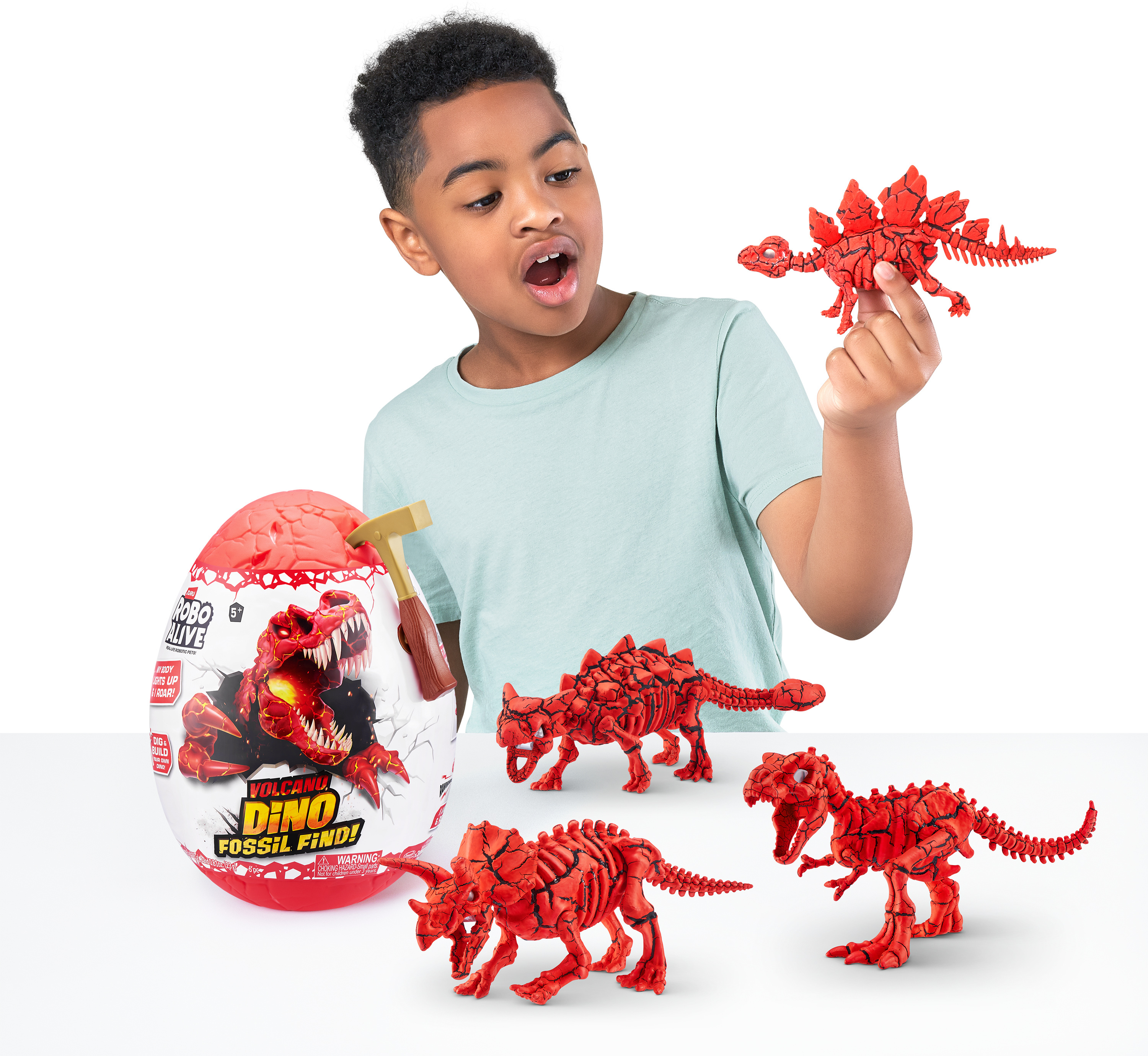 Robo Alive Dino Fossil Find S2 - yllätysmuna, Volcano