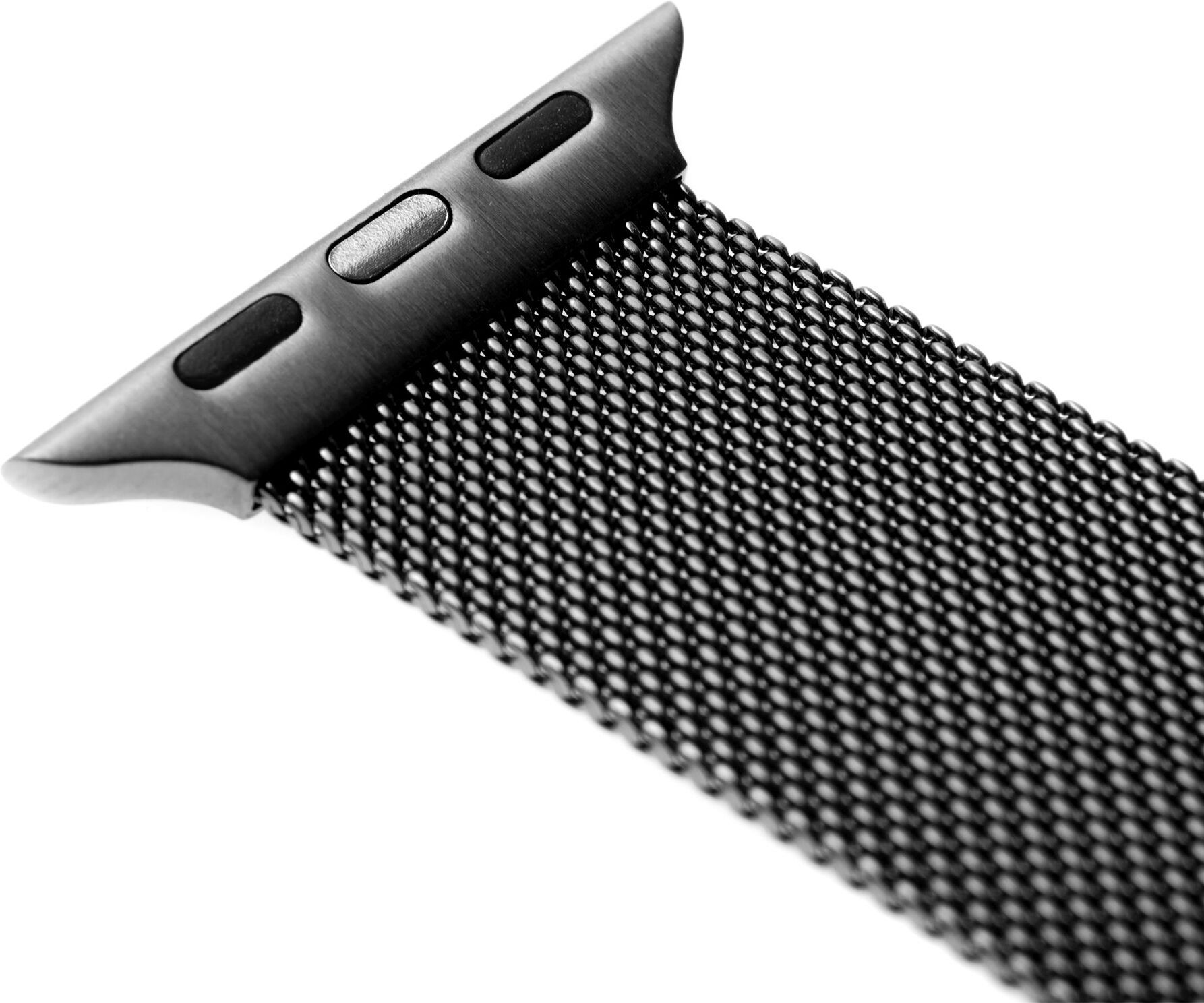 Fixed älykellon mesh-ranneke, Apple Watch 38 / 40 / 41 mm, musta