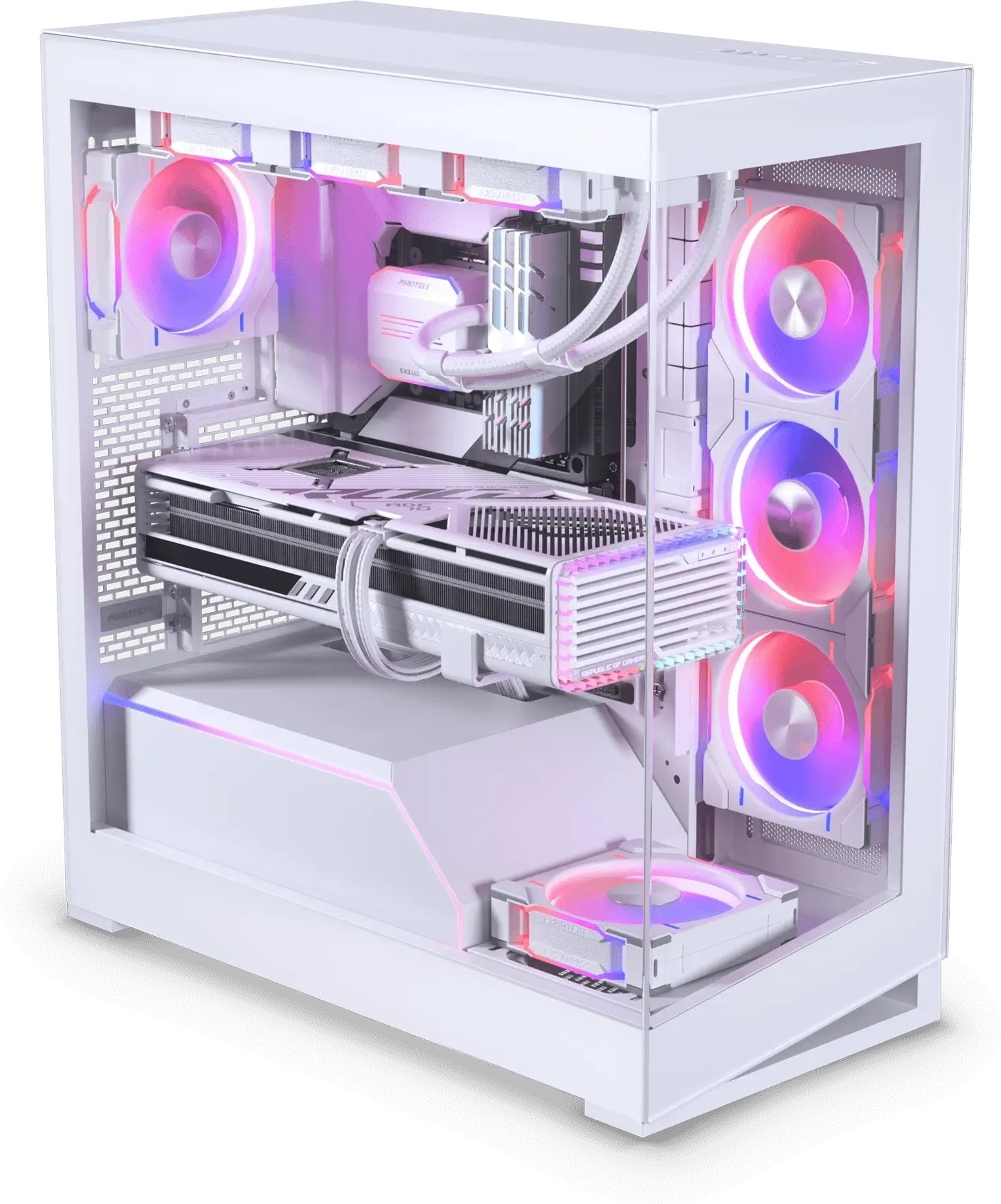 Phanteks NV5 MKII Mid Tower ATX-kotelo panoraamaikkunalla, musta