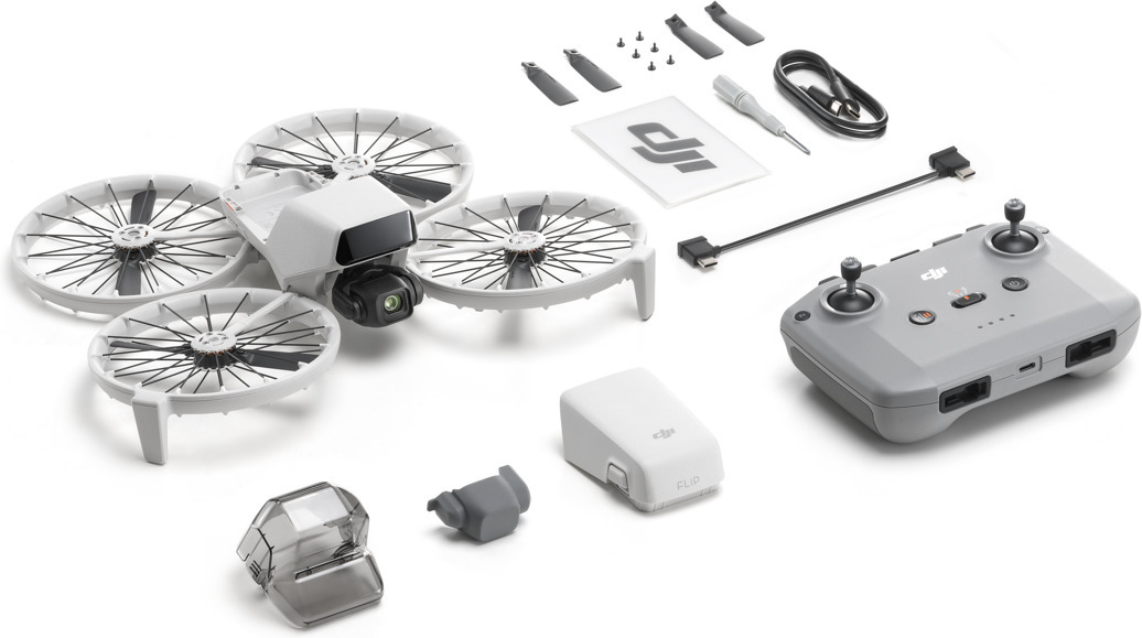 DJI Flip drone DJI RC-N3 ohjaimella