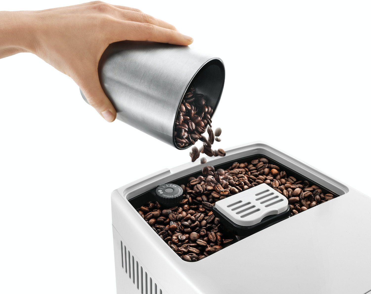 DeLonghi Dinamica ECAM350.35.W -kahviautomaatti