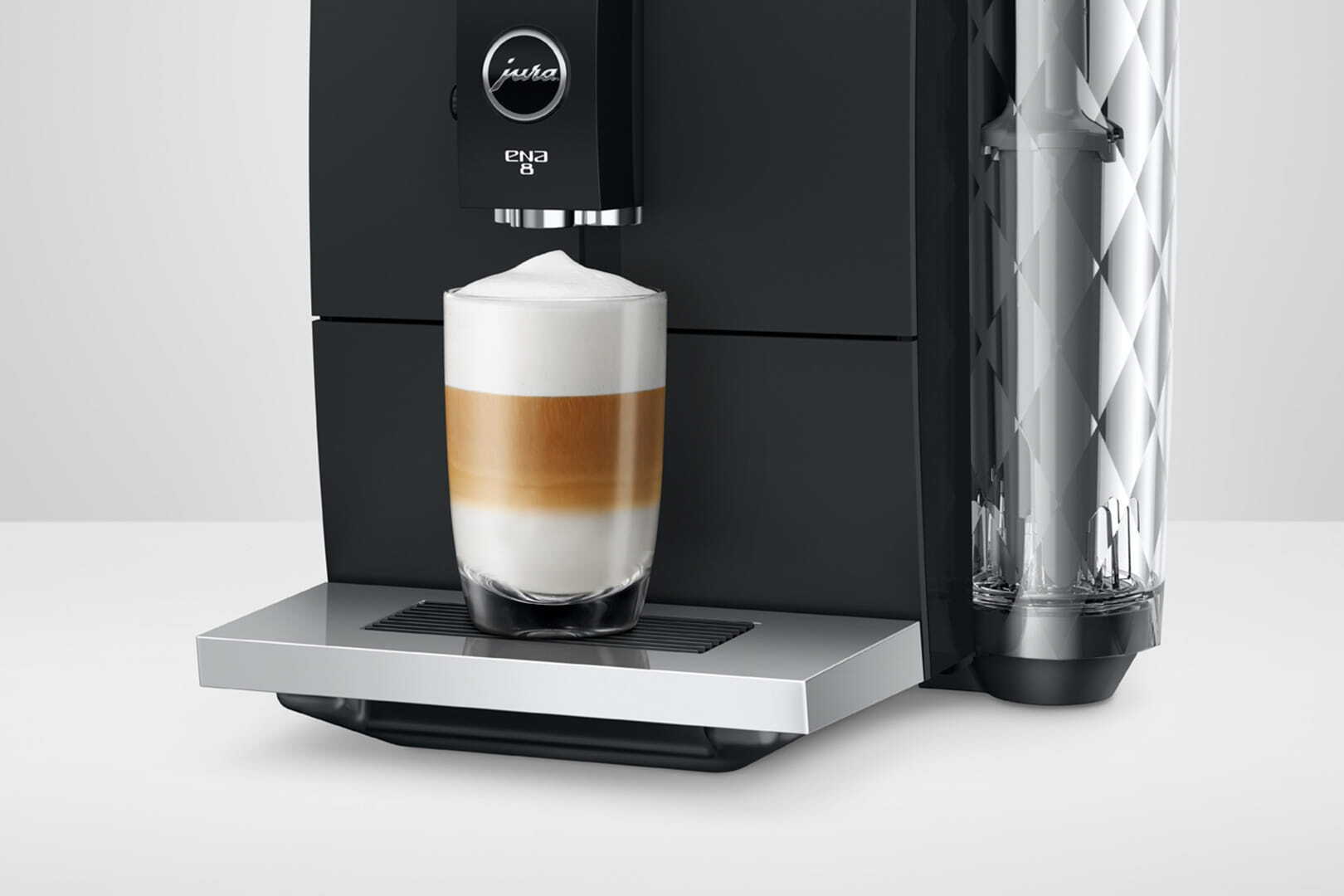 Jura ENA 8 Metropolitan Black -kahviautomaatti, musta