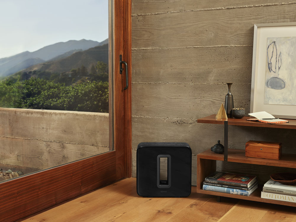Sonos Sub -subwoofer, kiiltävä musta