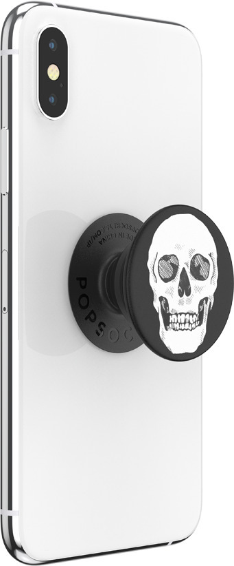PopSockets PopGrip -puhelinpidike, Shaky Bones White