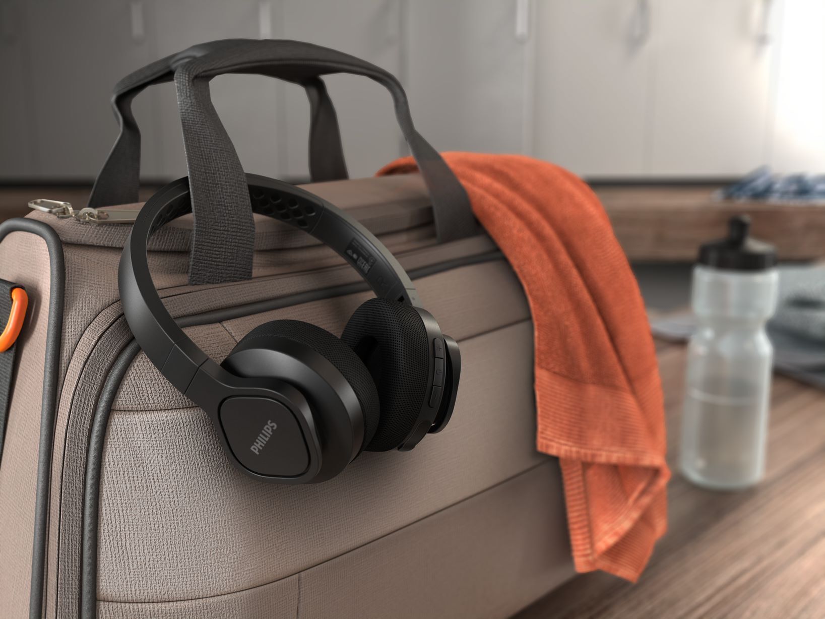 Philips A4216 -langattomat urheilukuulokkeet, musta