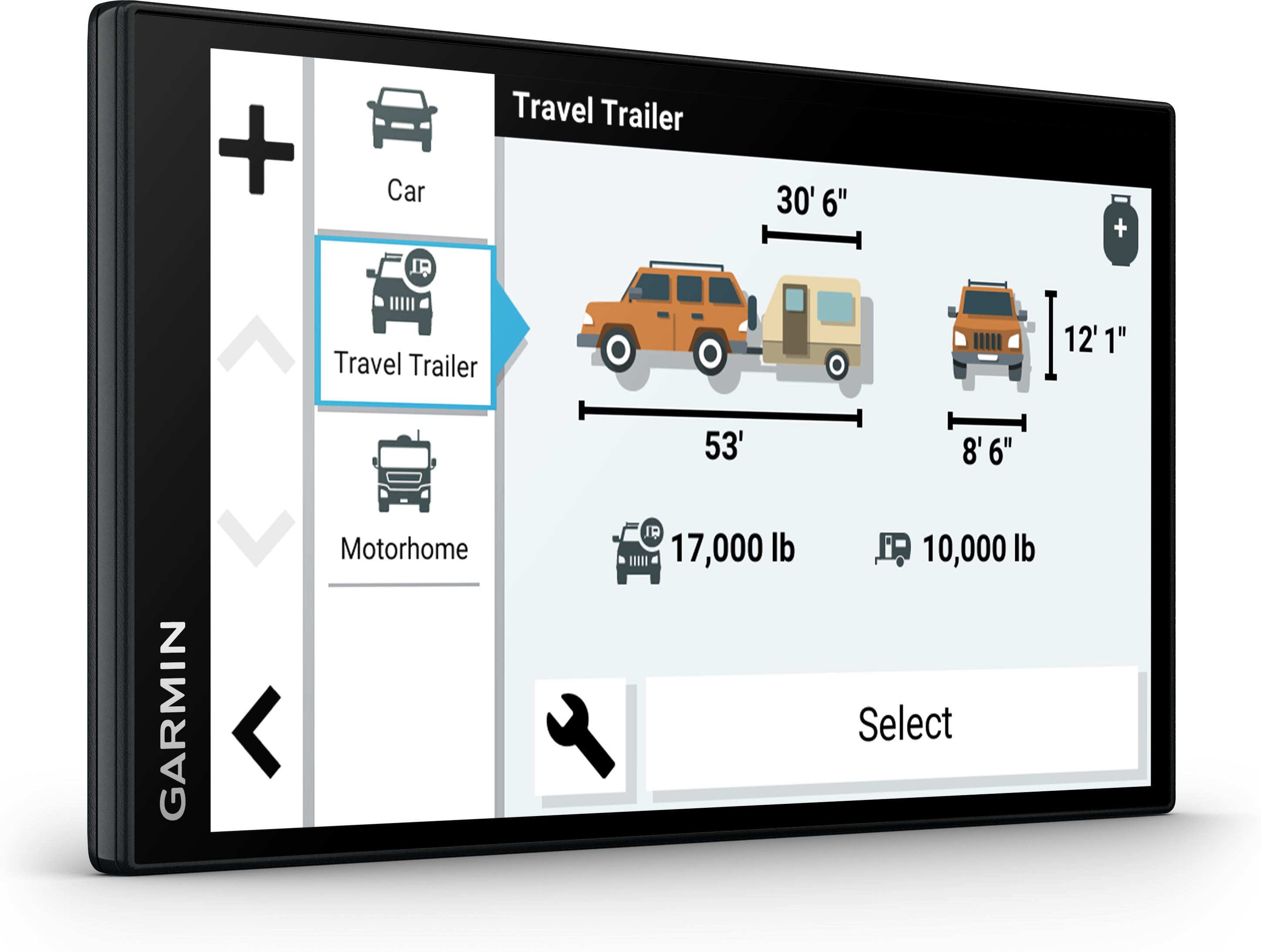 Garmin Camper 795, 7" -matkailuautonavigaattori, Eurooppa ja Etelä-Afriikka