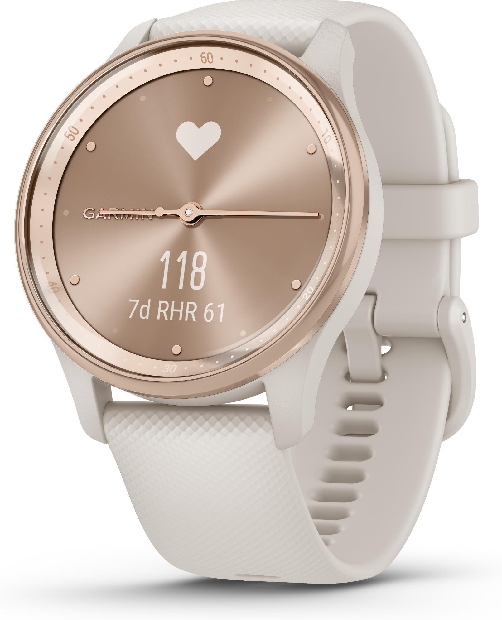 Garmin Vivomove Trend -hybridiälykello, persikka/kulta