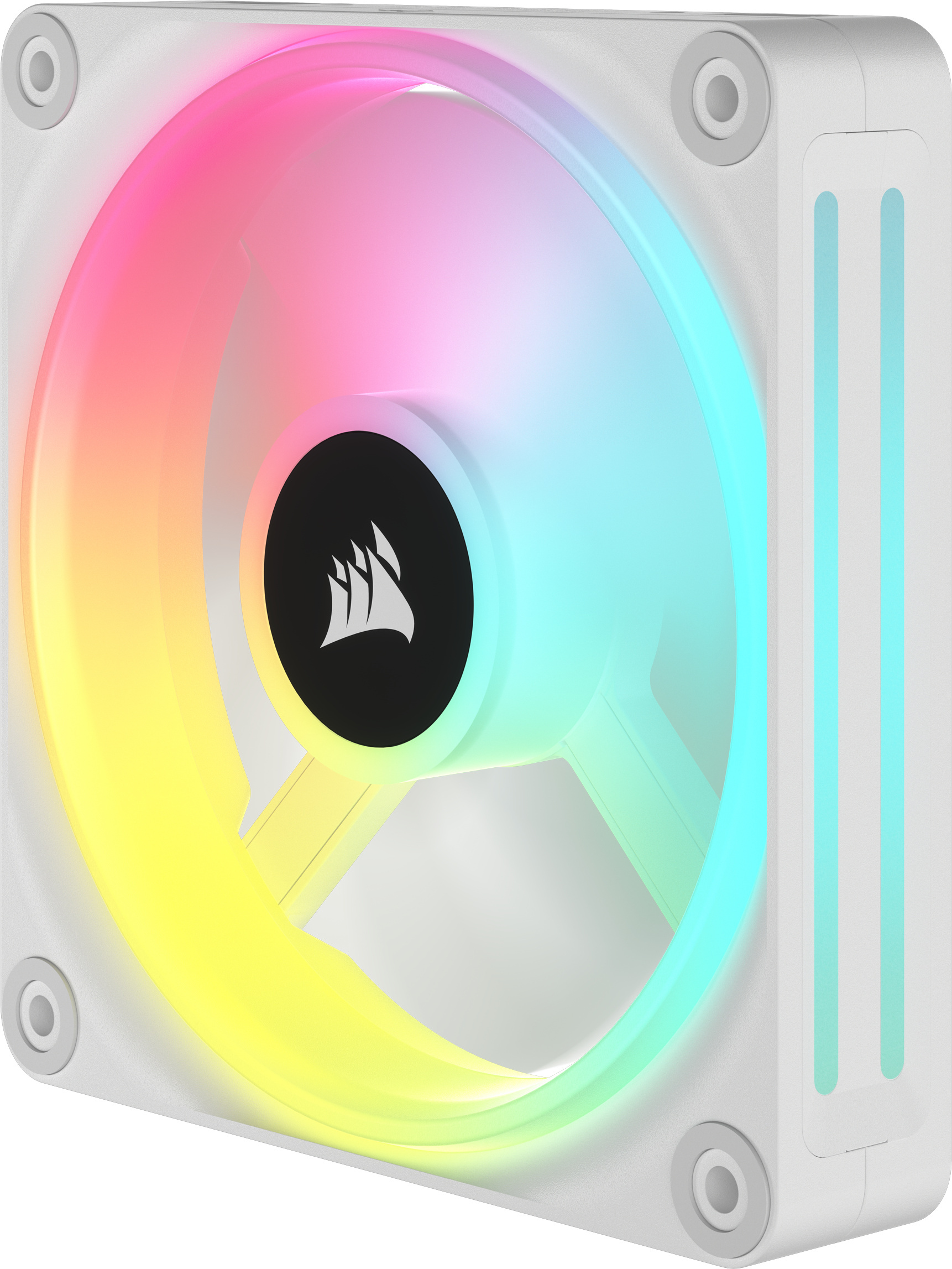 Corsair iCUE LINK QX120 RGB PWM -tuuletin, 120 mm, valkoinen, 1 kpl Expansion Kit