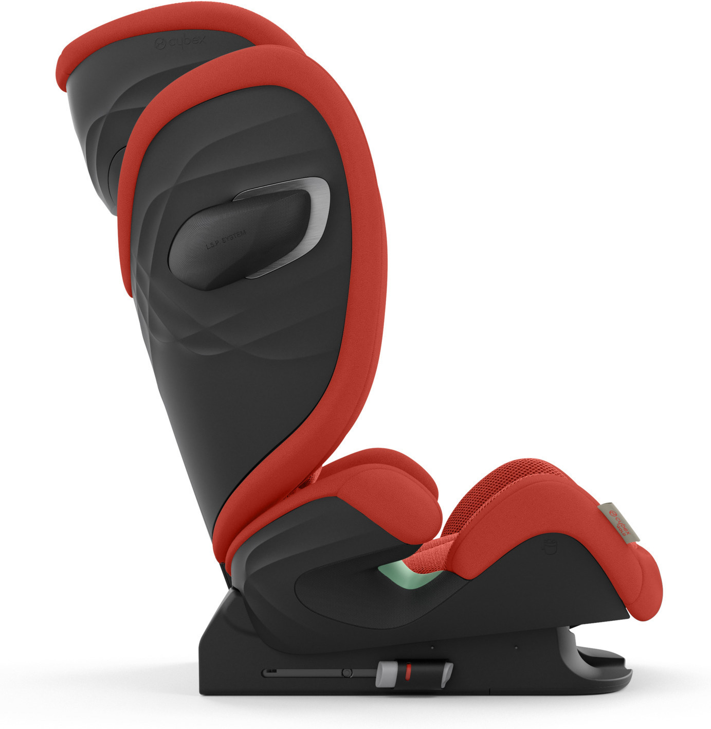 CYBEX Solution G i-Fix Plus -turvavyöistuin, 100 - 150 cm, Hibiscus Red