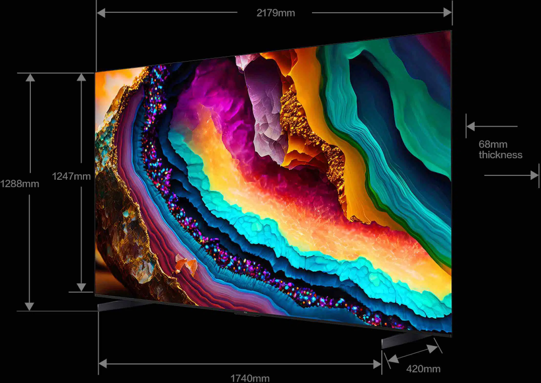 TCL P745 98" 4K LED Google TV