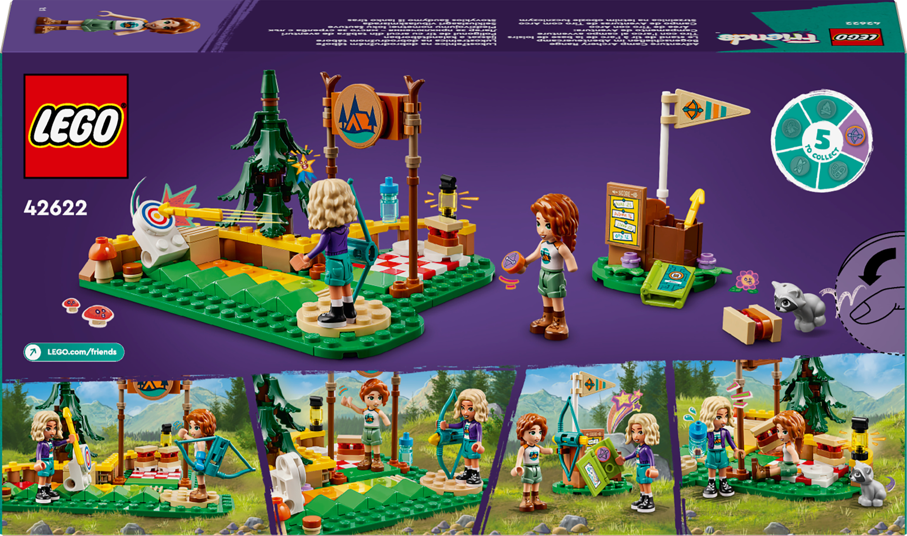 LEGO Friends 42622  - Seikkailuleirin jousiammuntarata