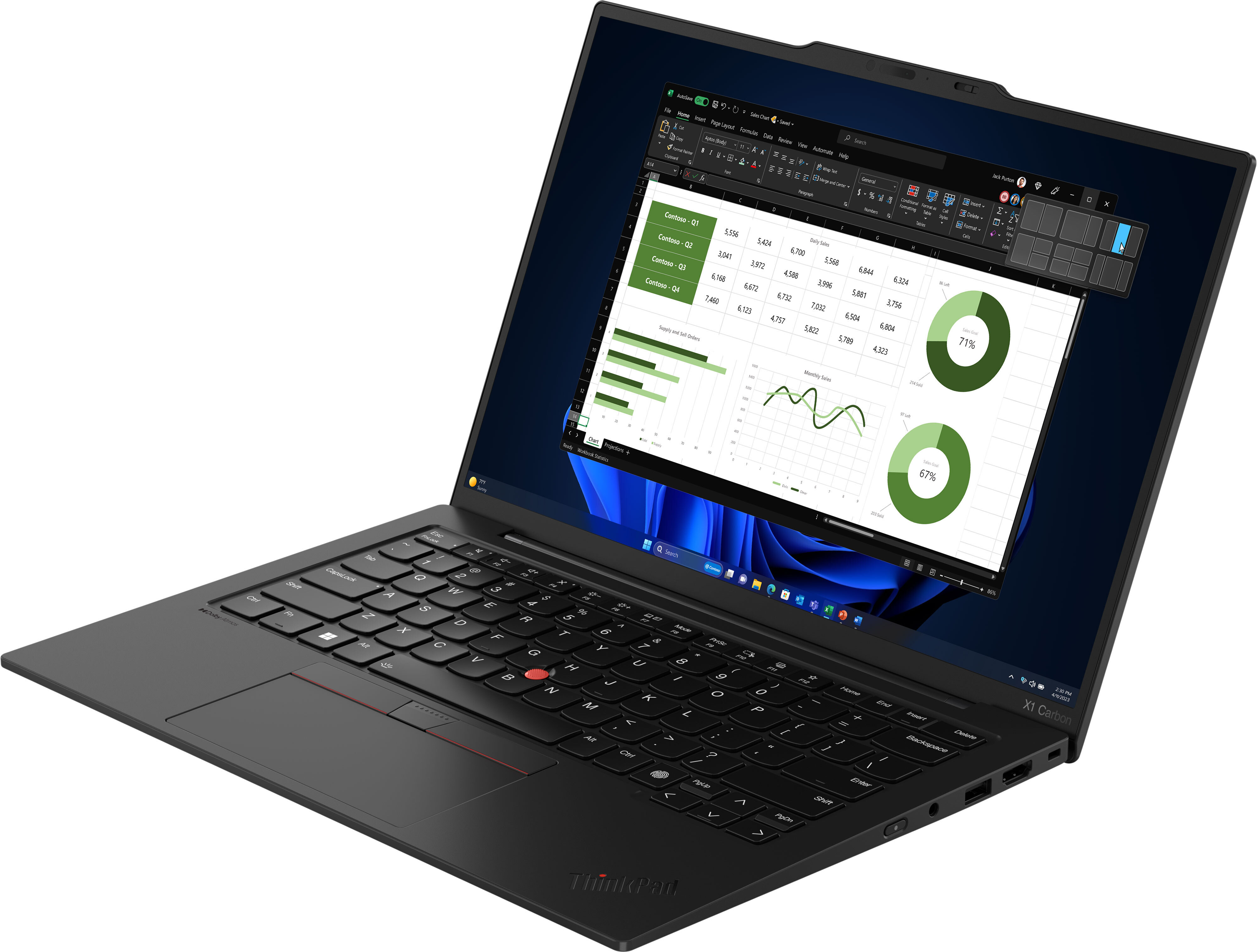 Lenovo ThinkPad X1 Carbon Gen 12 14" -kannettava, Win 11 Pro (21KC006CMX)
