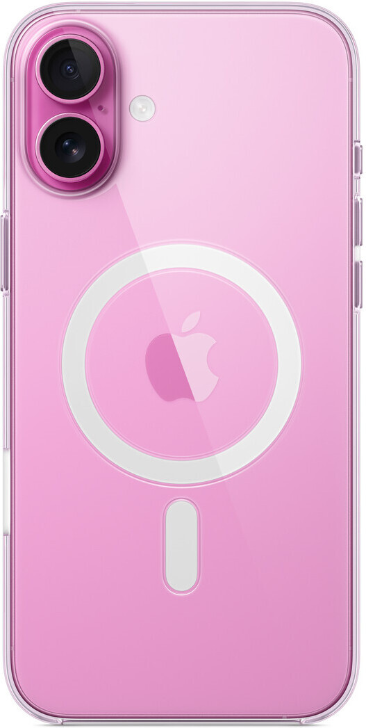 Apple iPhone 16 Plus kirkas kuori MagSafella, läpinäkyvä