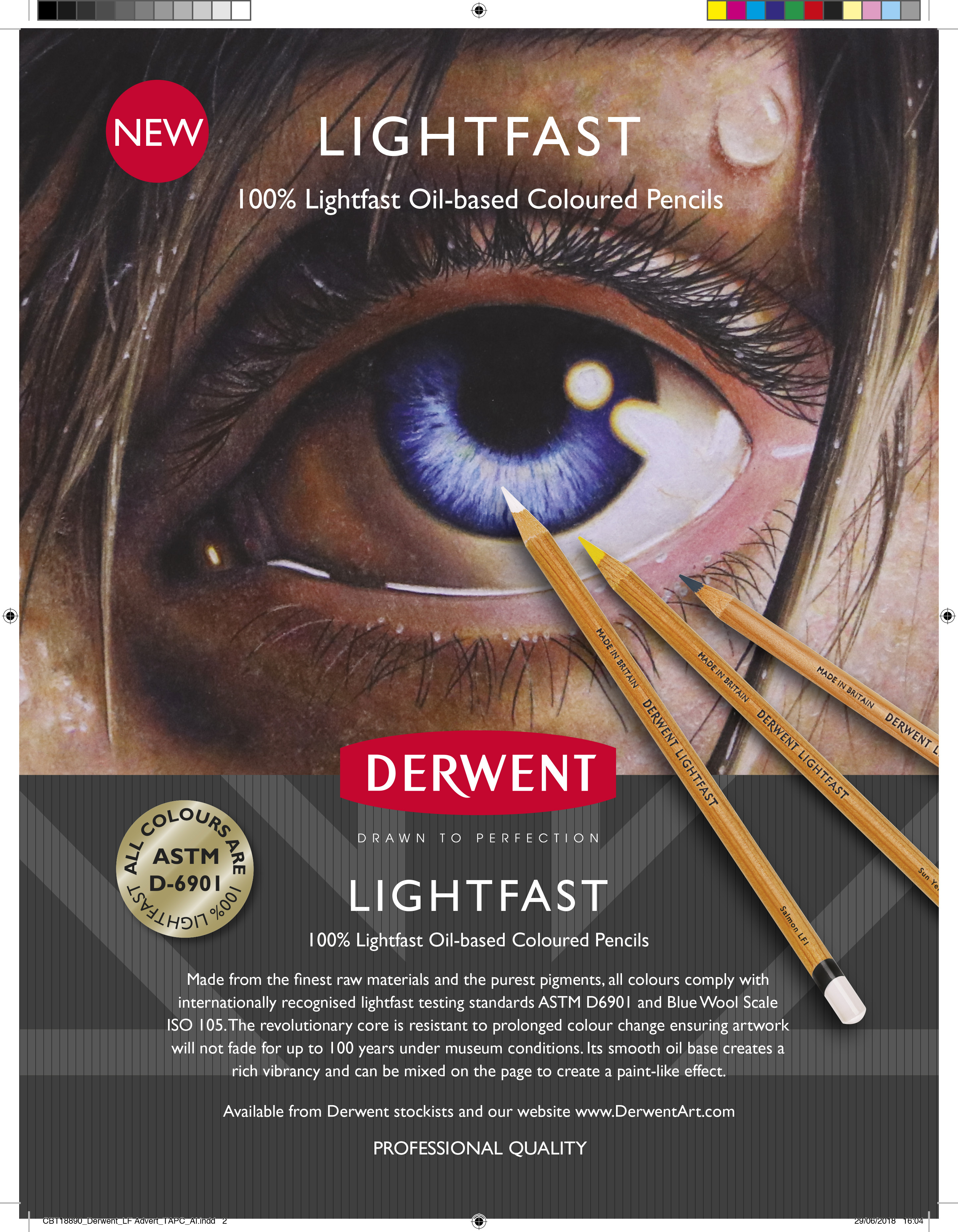 Derwent Lightfast -värikynälajitelma 12 kpl