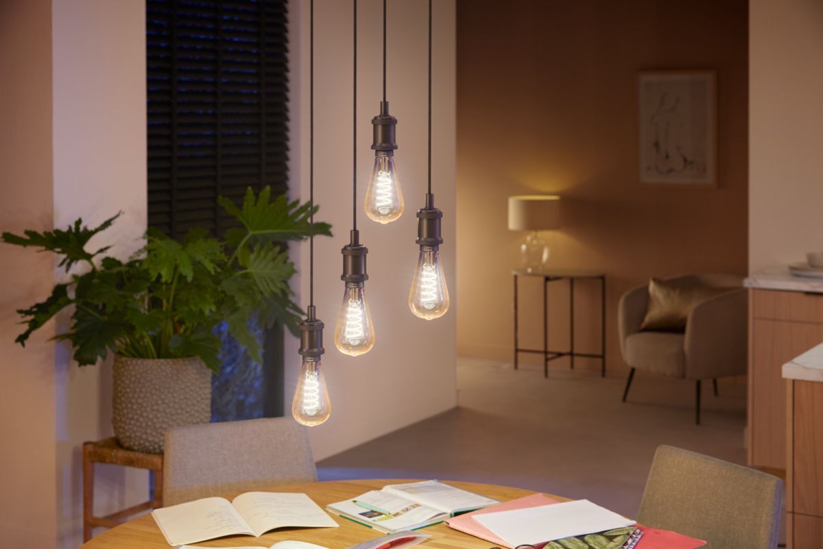 Philips Hue -filamenttiälylamppu, White ambiance, Filament Edison, E27