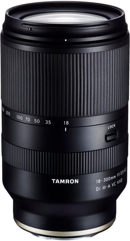 Tamron 18-300mm F3.5-6.3 DiI II-A VC VXD -objektiivi, Sony E