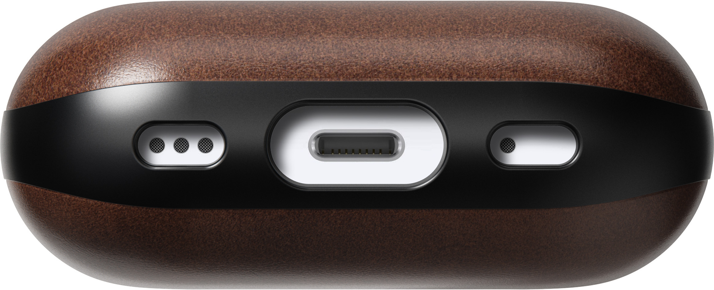 Nomad Modern Airpods Pro 2 Horween Leather -kotelosuoja, musta